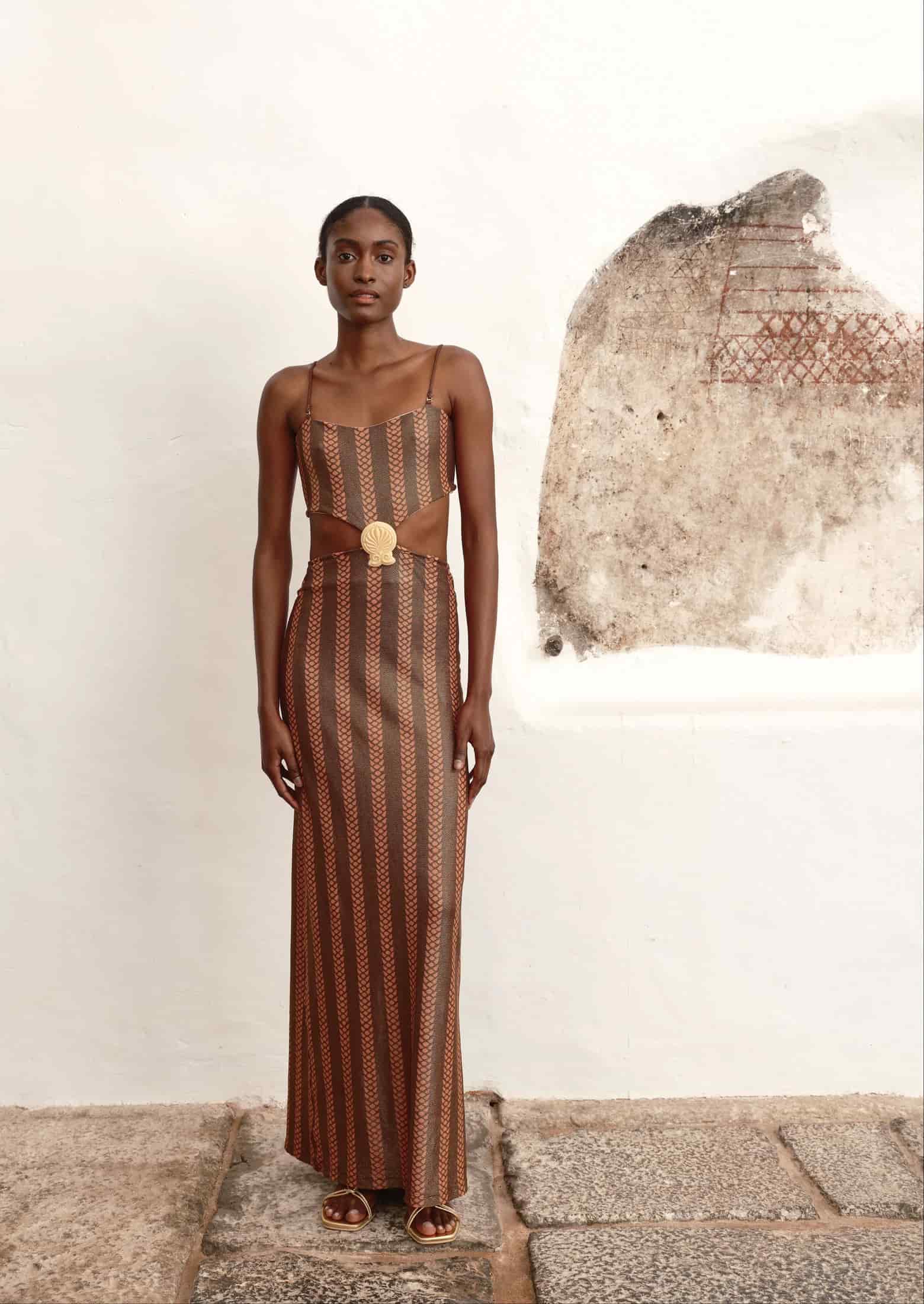 Pestana Maxi Dress / Gold - miniatura 4