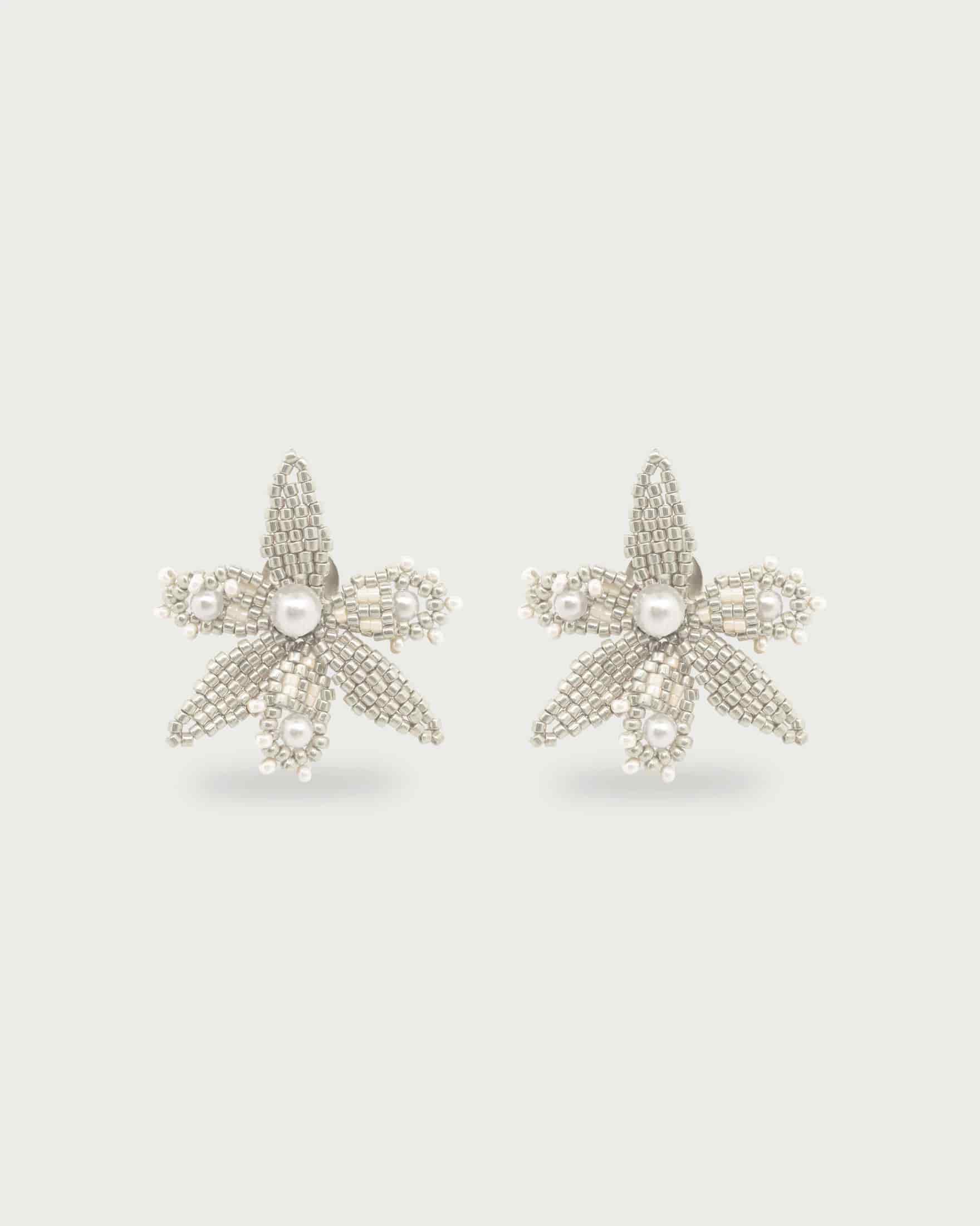 Aretes Orquídea Miyuki - miniatura 1