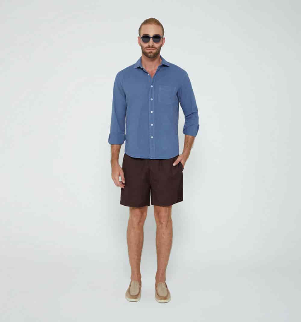 Camisa para hombre de lino - miniatura 54