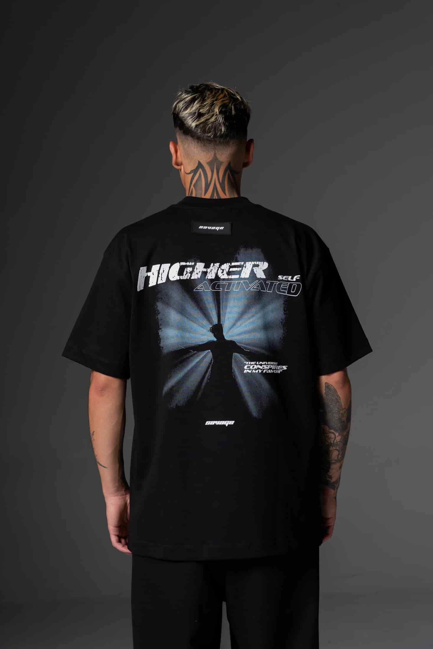 T shirt higher self activated  250 gramos - miniatura 1