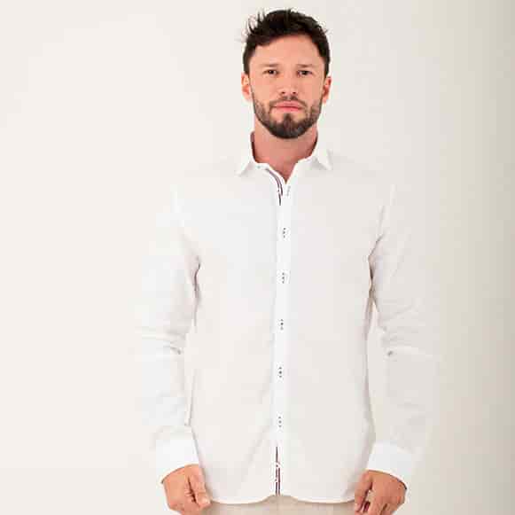 CAMISA ML 100% ALGODON HOMBRE - miniatura 7