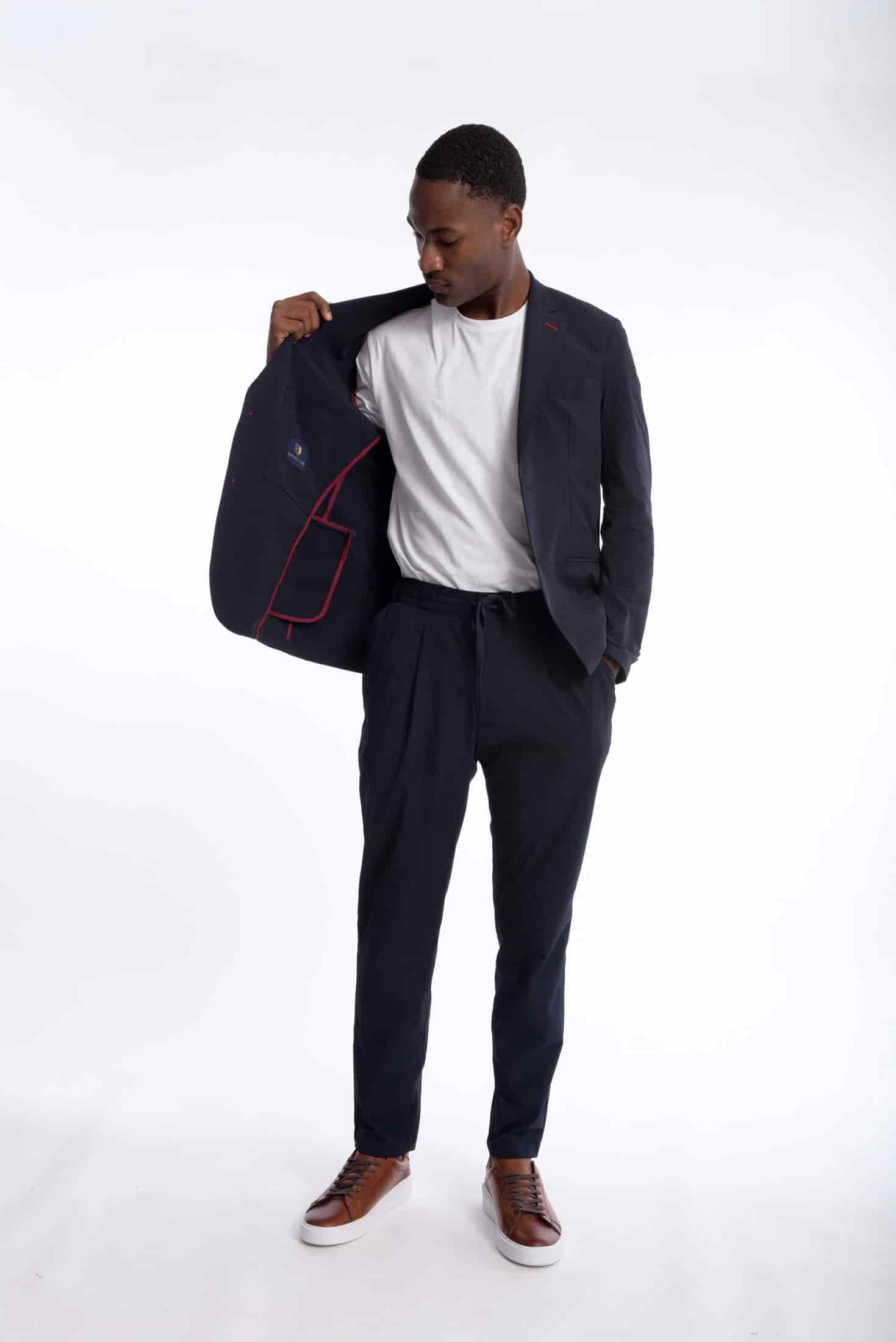 Traje Travel Tech Azul navy - miniatura 12