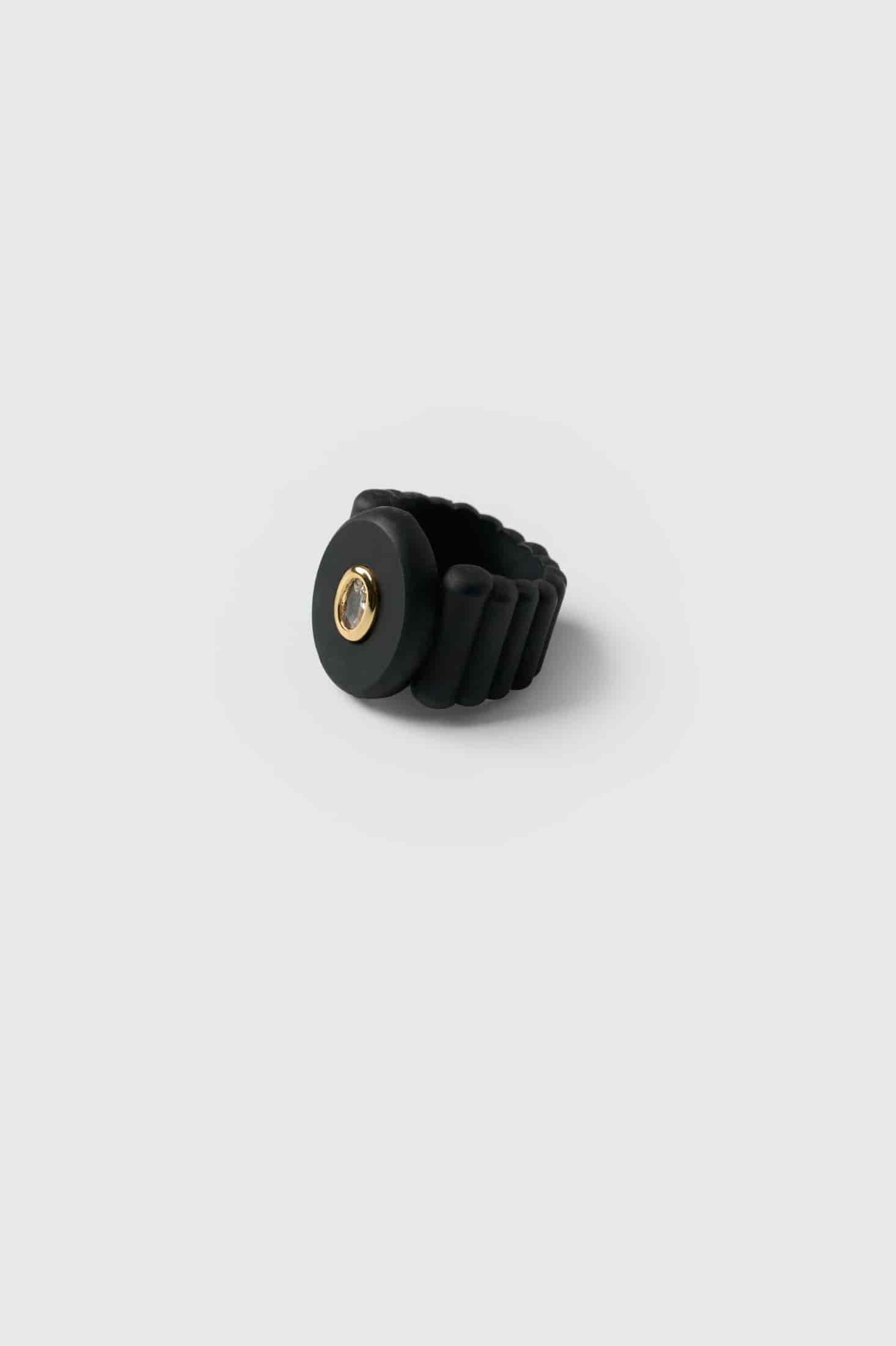 LIQUORICE - COCKTAIL RING - miniatura 1