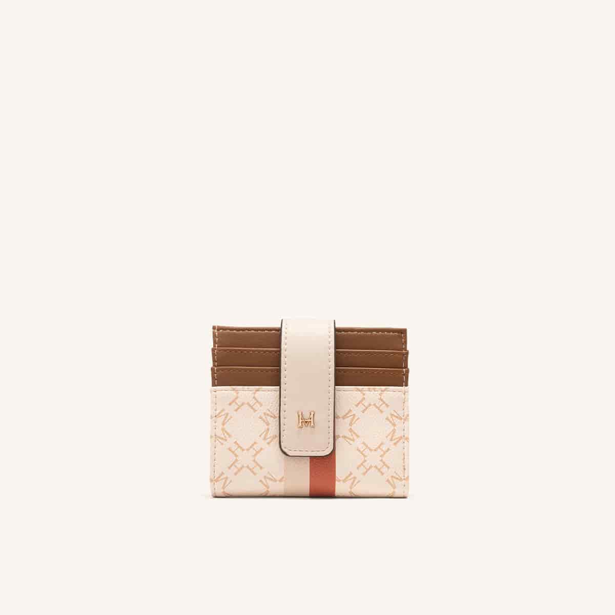 Tarjetero Broche Kai Beige Kroma - miniatura 1