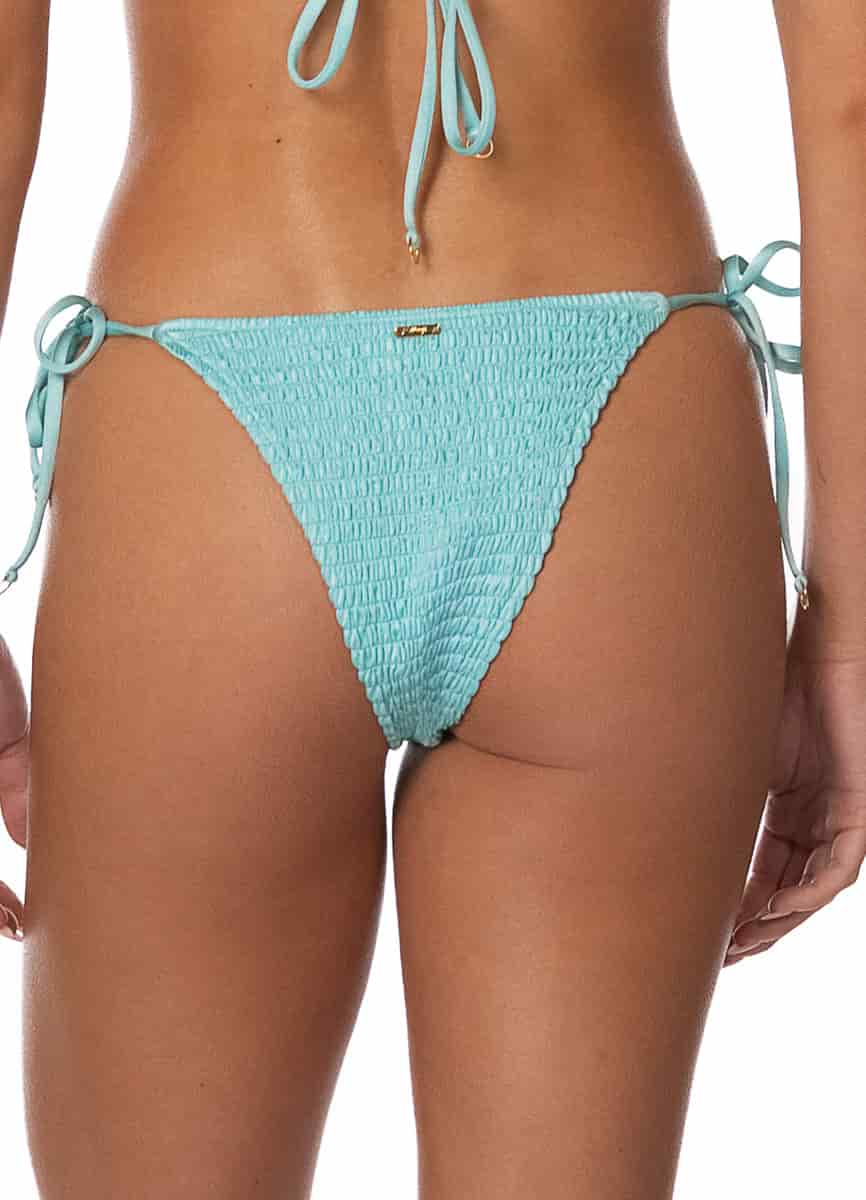Maaji Indigo Veil Sunflash Low Rise Tie Side Bikini Bottom - miniatura 3