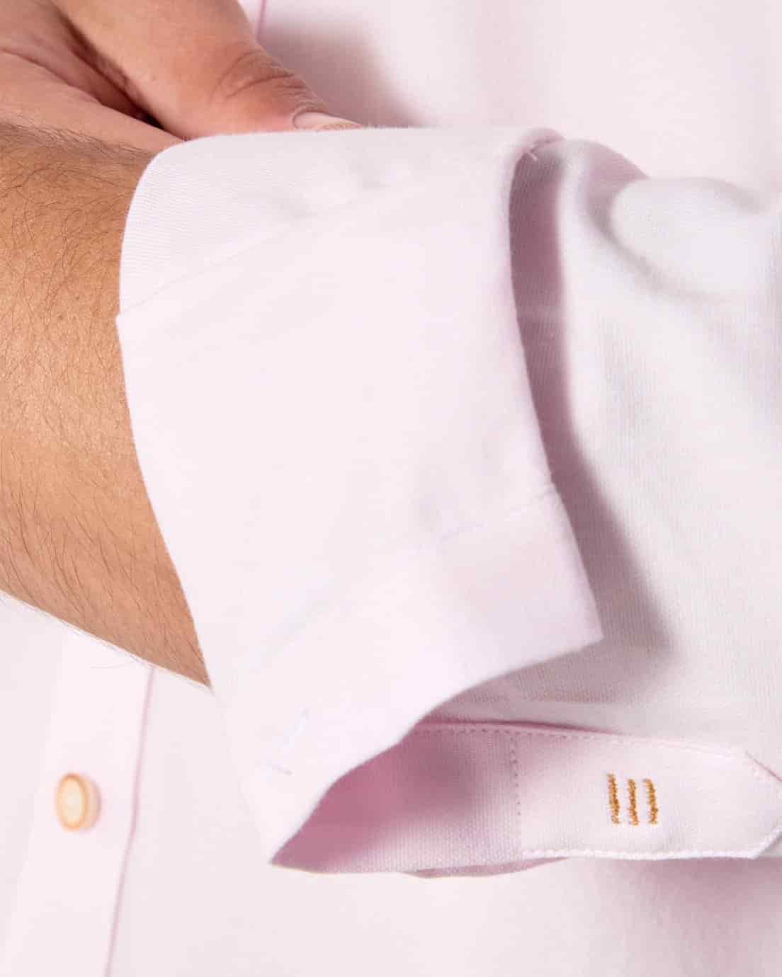 Camisa Manga Larga Oxford Premium Rosada - miniatura 7