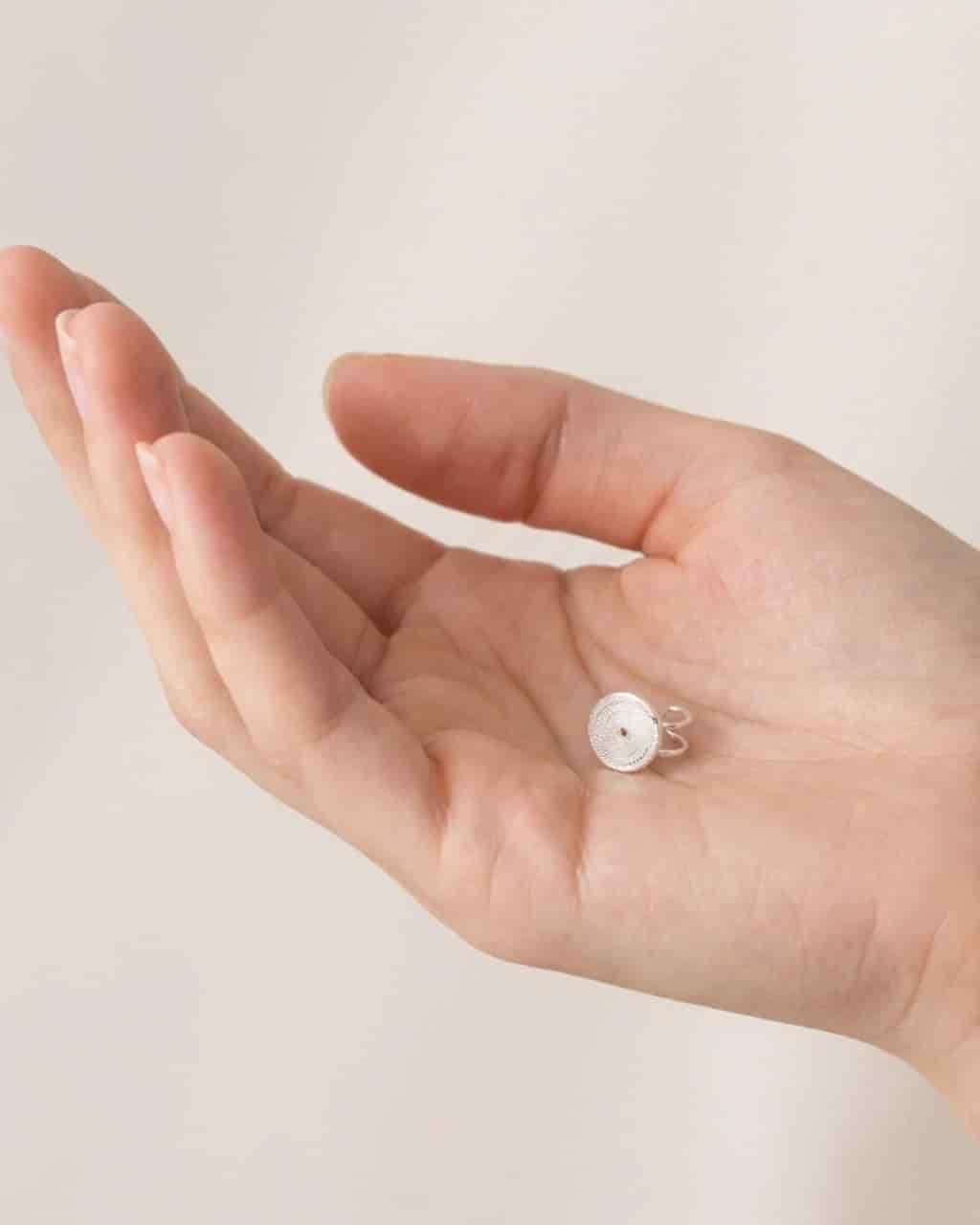 Earcuff circulo Filigrana Plata - miniatura 2