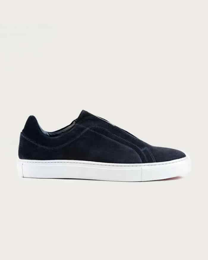 Sneaker Gino Azul Gamuza - miniatura 1