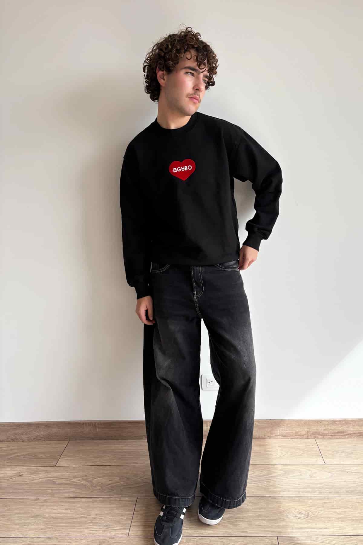 Iconic Crewneck Black - miniatura 5