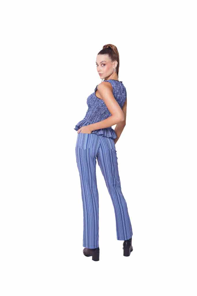Howdy Pants In Blue Stripes - miniatura 5