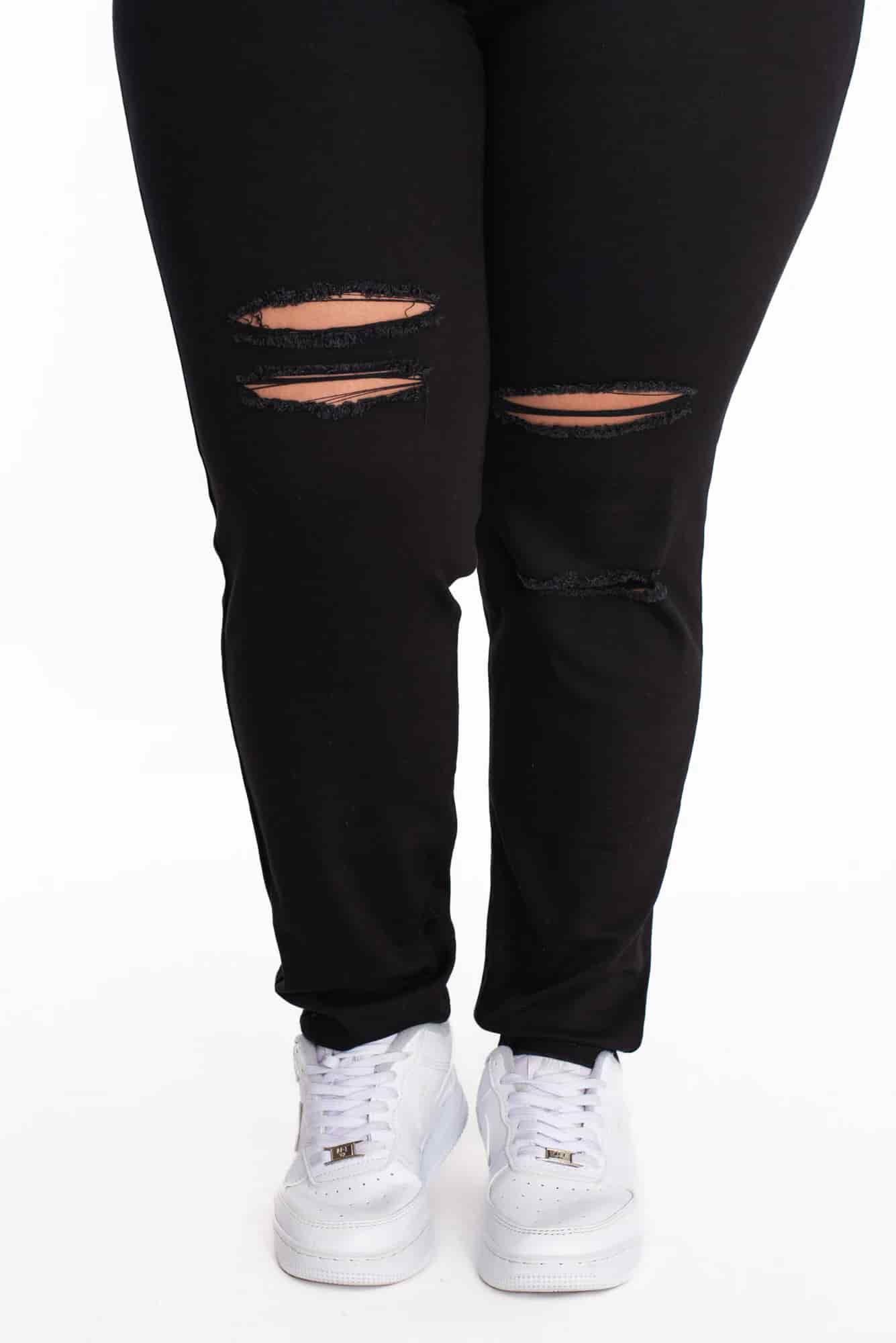 Jean Skinny Negro Rotos 409 - miniatura 11