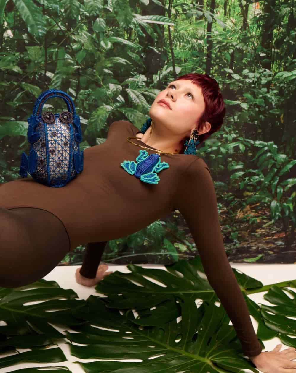 BLUE FROG HANDBAG - miniatura 2