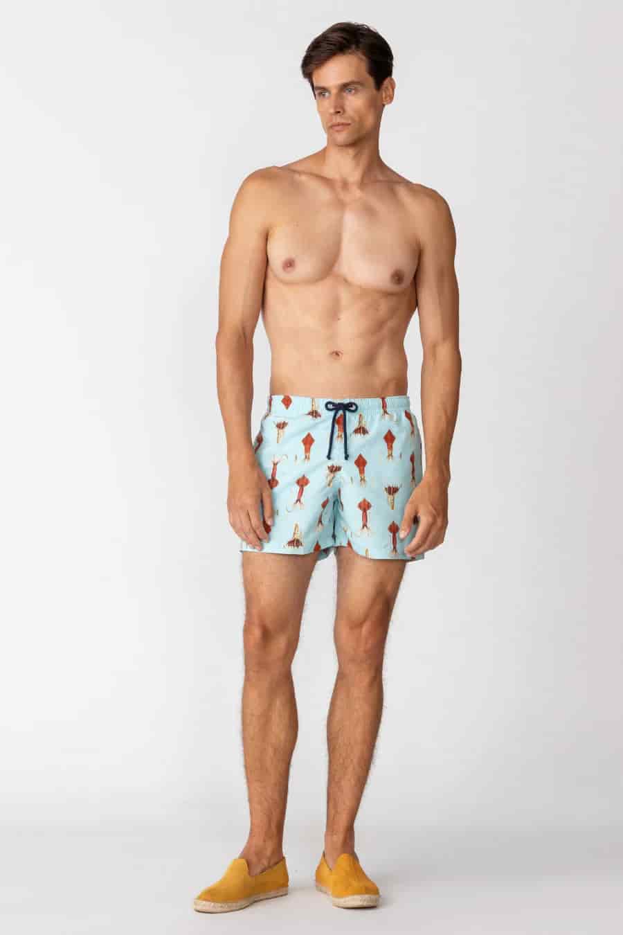 Men's swim trunk white egret - miniatura 3