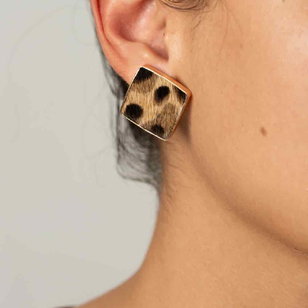 Aretes Topo Reflejo Nocturno - miniatura 2