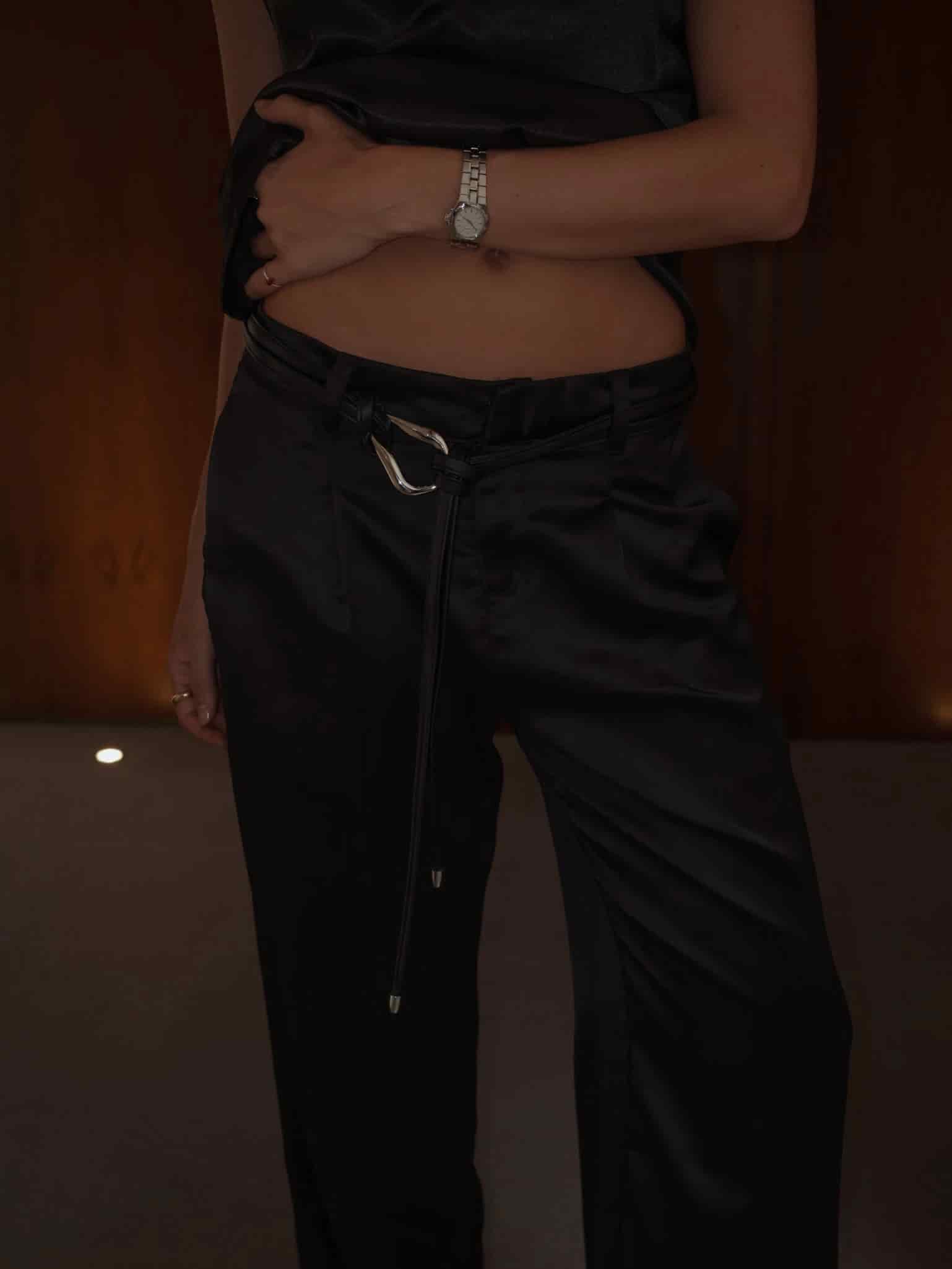 NOT SO MODEST TROUSER - BLACK - miniatura 4