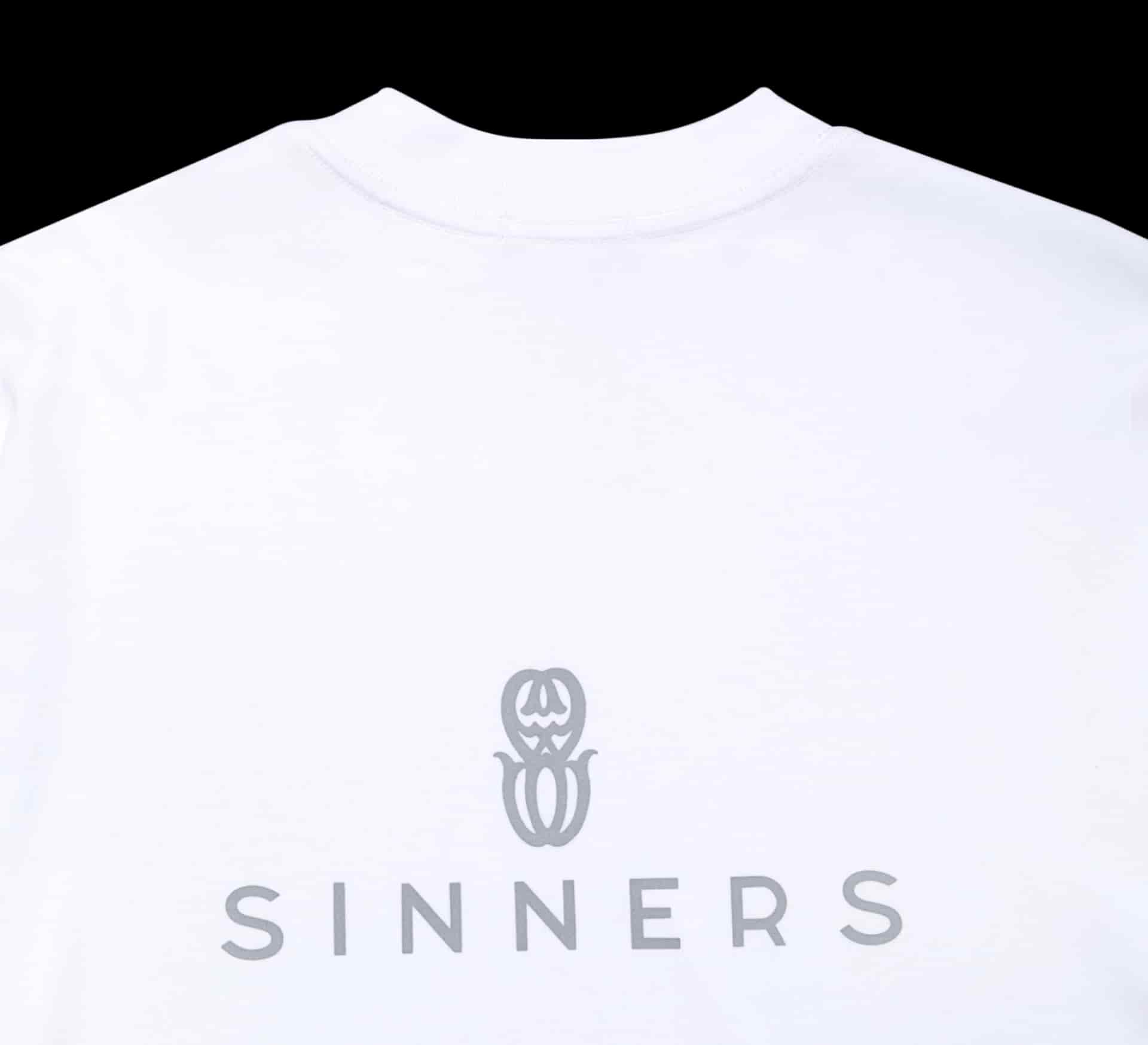 RHINESTONE LOGO WHITE T-SHIRT - miniatura 3
