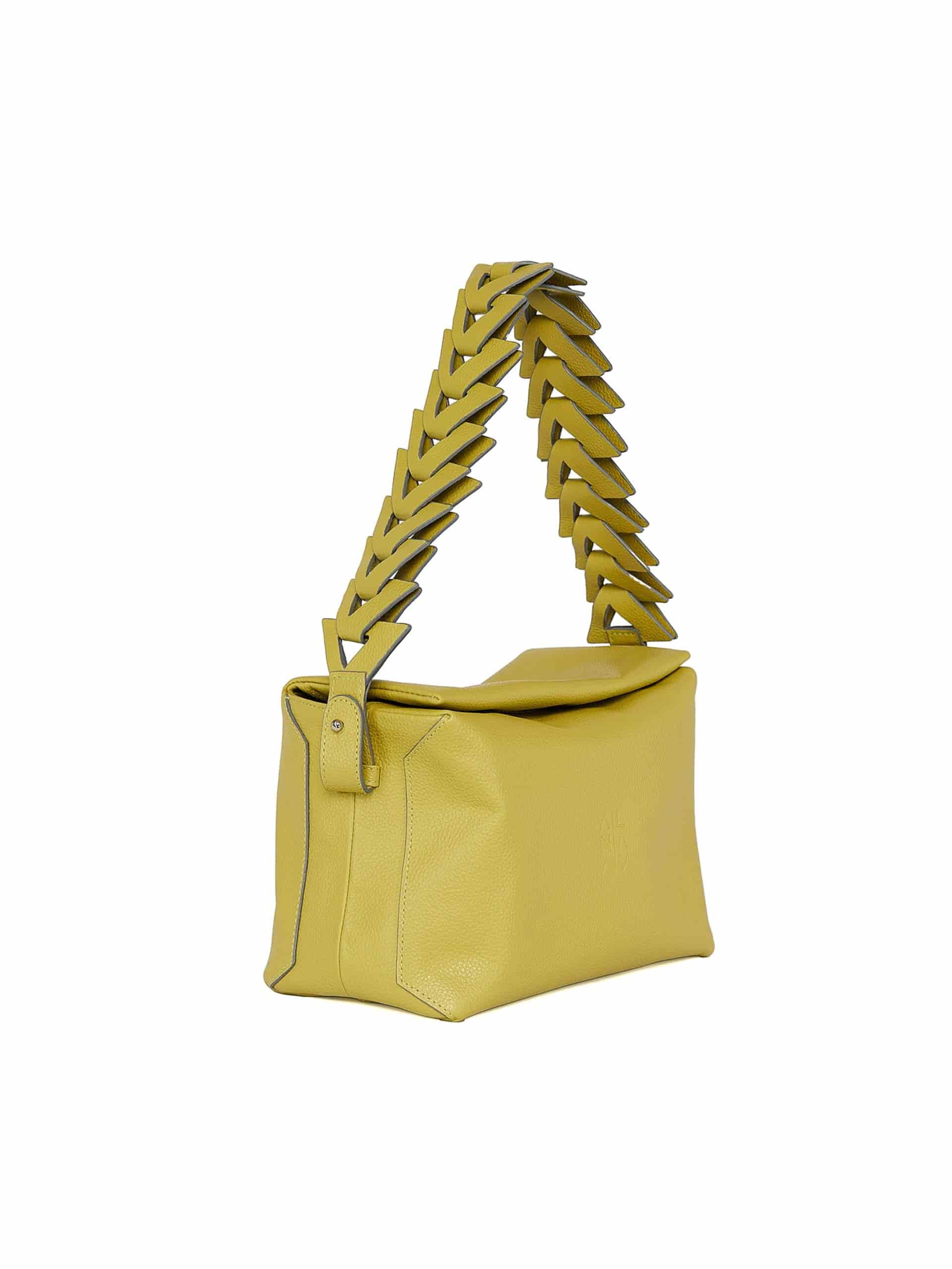 Ana Soft hobo bag verde limoncello - miniatura 2