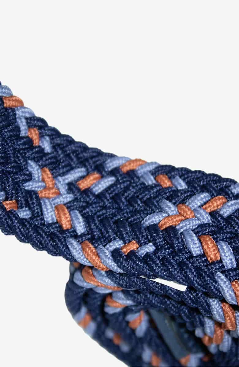 Cinturón Elástico Azul Para Hombre - miniatura 2