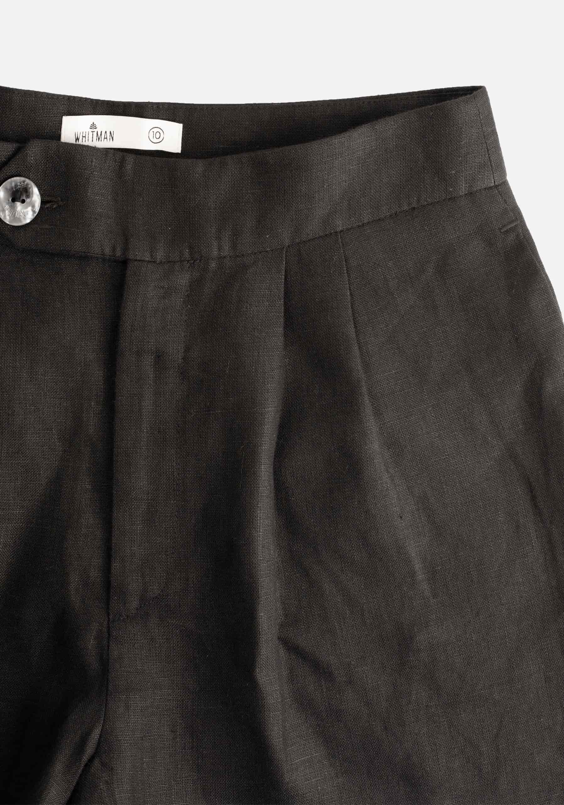 Short M Mistral Lino Negro - miniatura 2