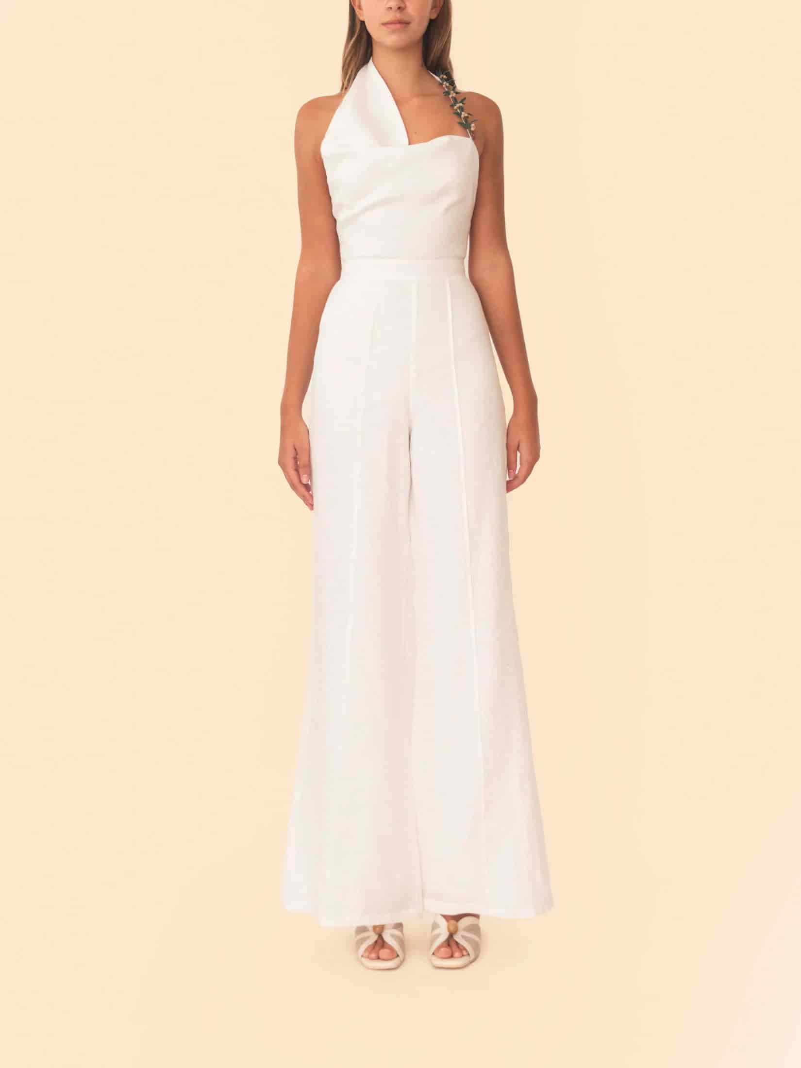 ZANE JUMPSUIT IVORY - miniatura 2
