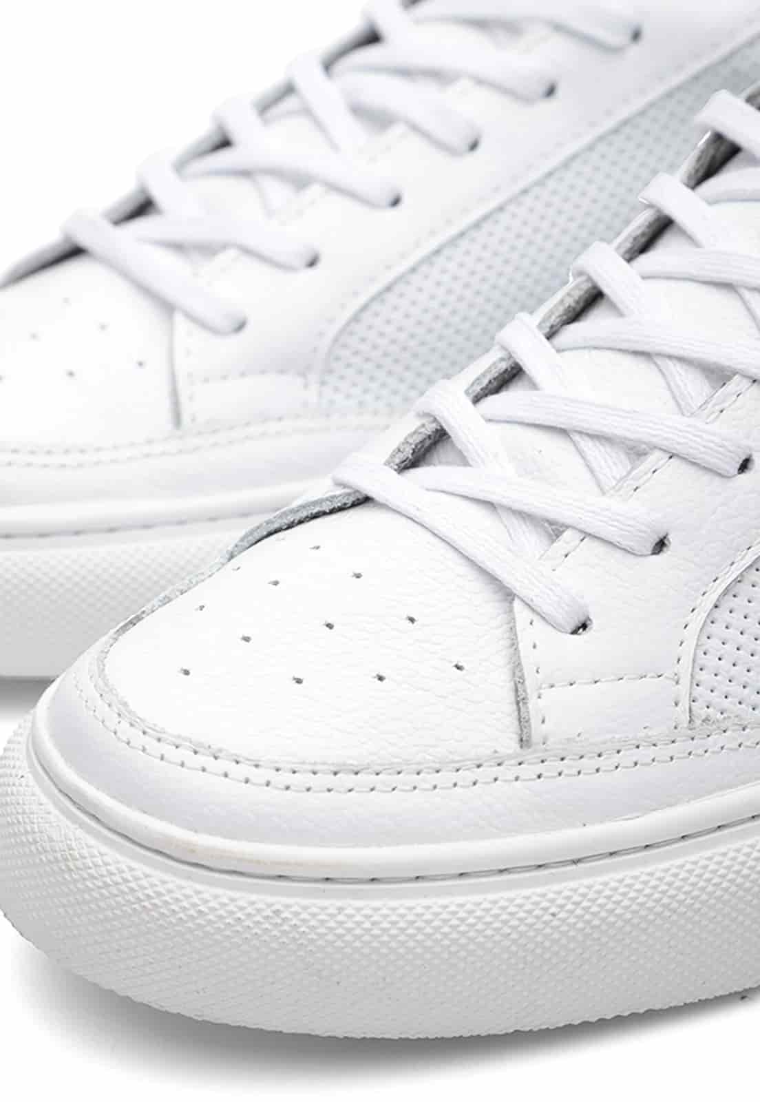 Tenis de cuero para hombre color blanco| Armori x Los Caballeros - miniatura 9