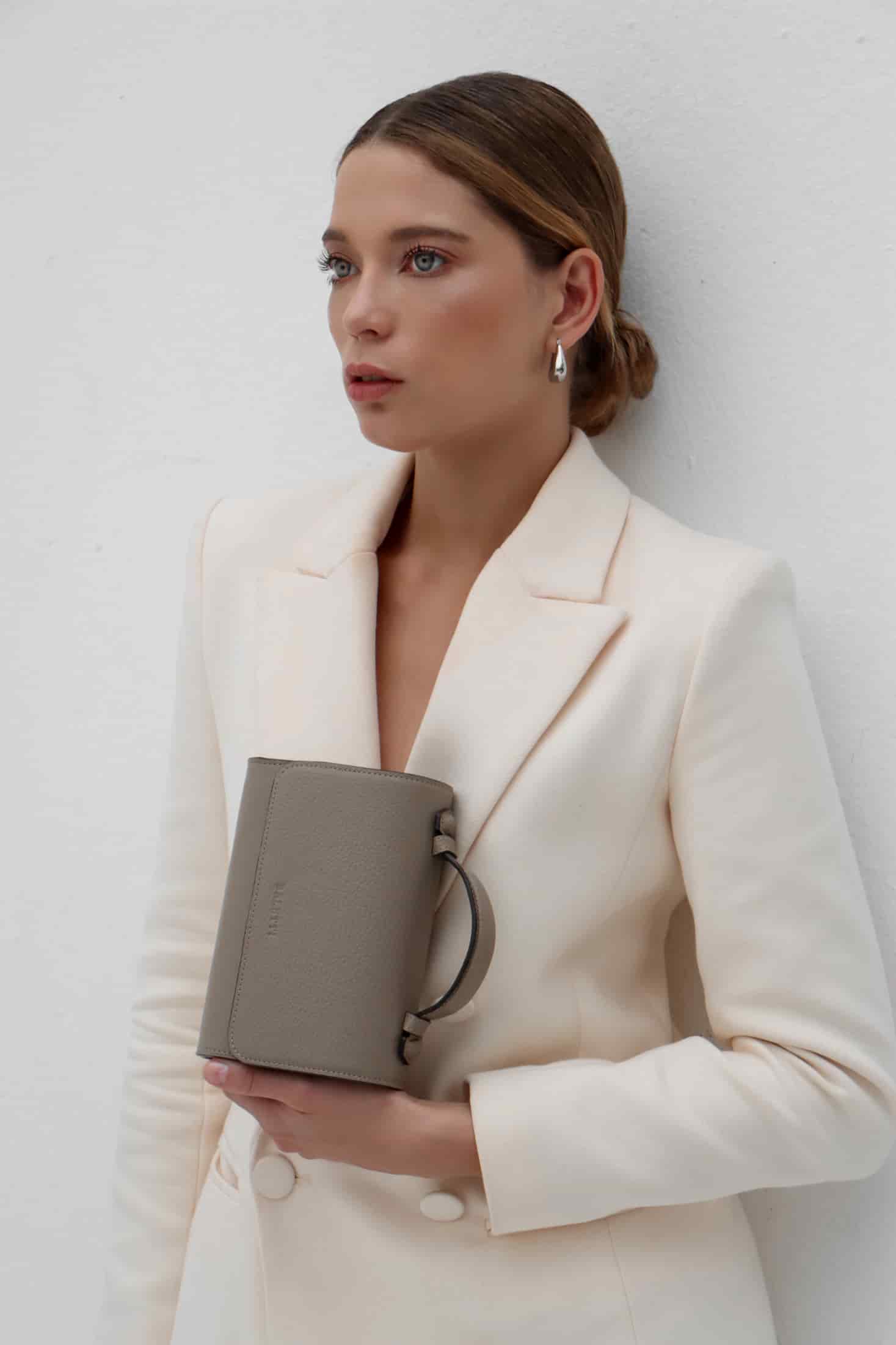 Canvas Belt bag - Taupe (3 in 1 convertible) - miniatura 3