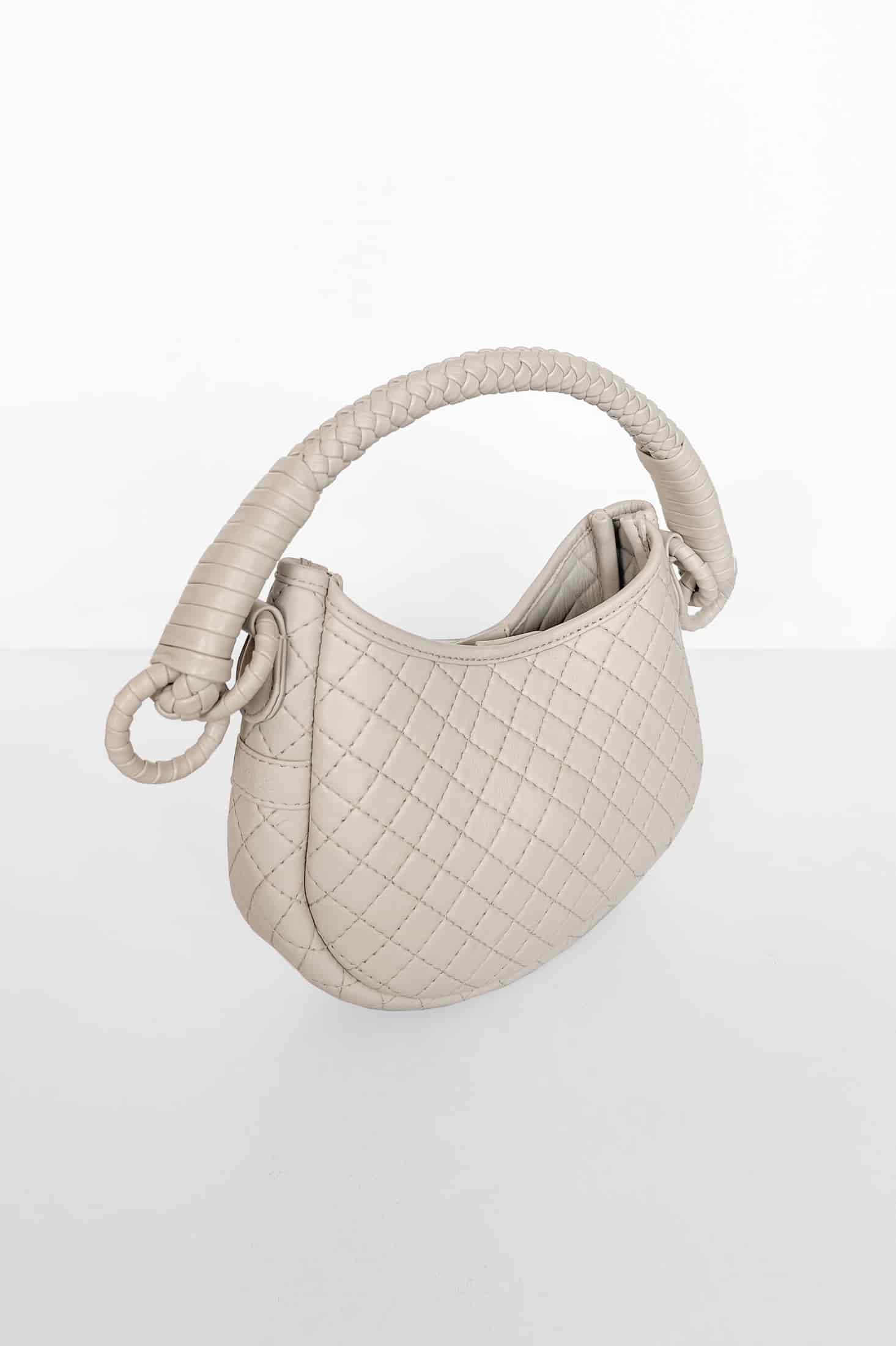 Saddle Mini, Shoulder Bag - Offwhite - miniatura 3