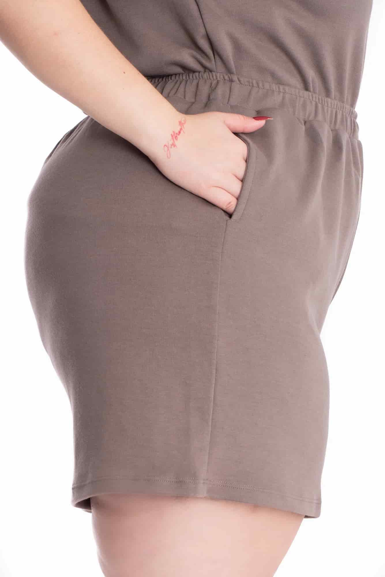 Short Lorena Cocoa Tela Premium - miniatura 4