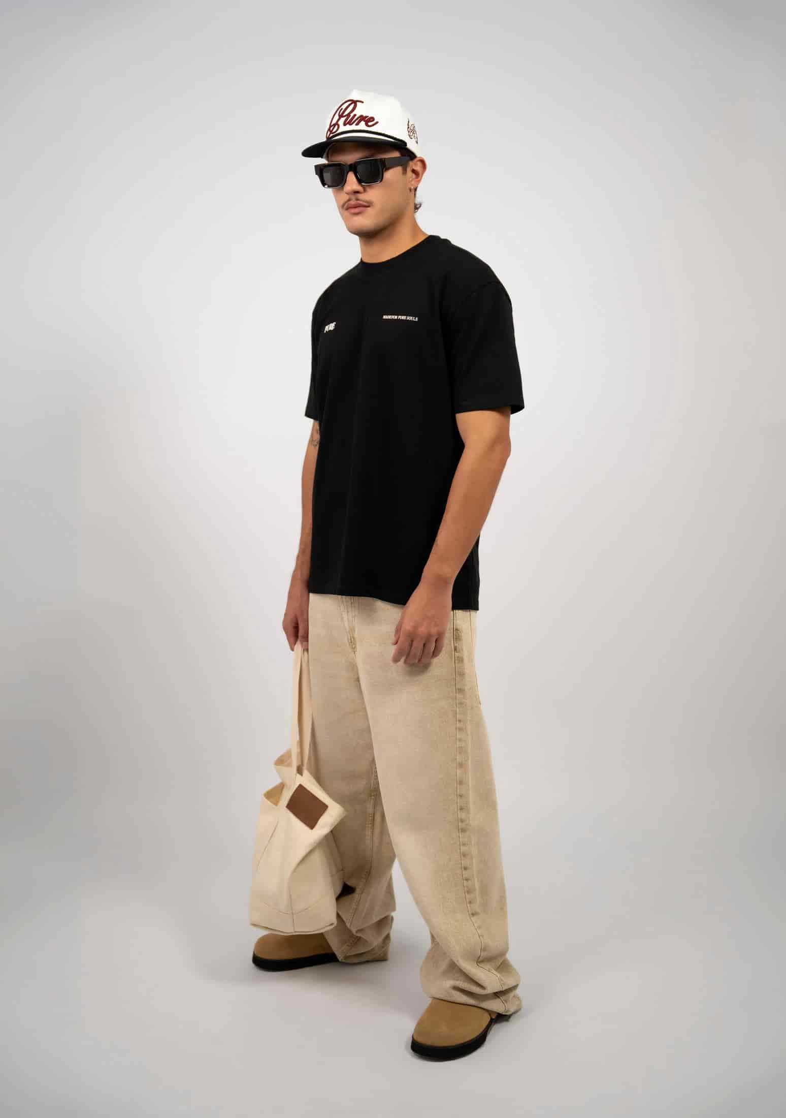 Pure Black Regular T-Shirt - miniatura 4