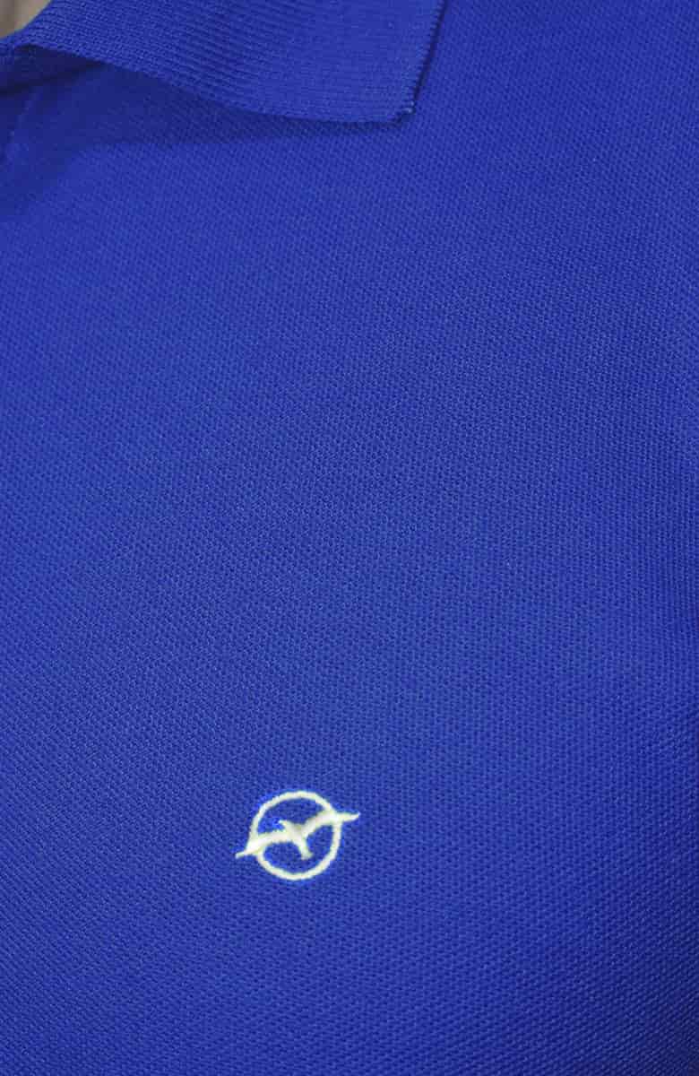 Camiseta Polo Azul Rey Para Hombre - miniatura 2