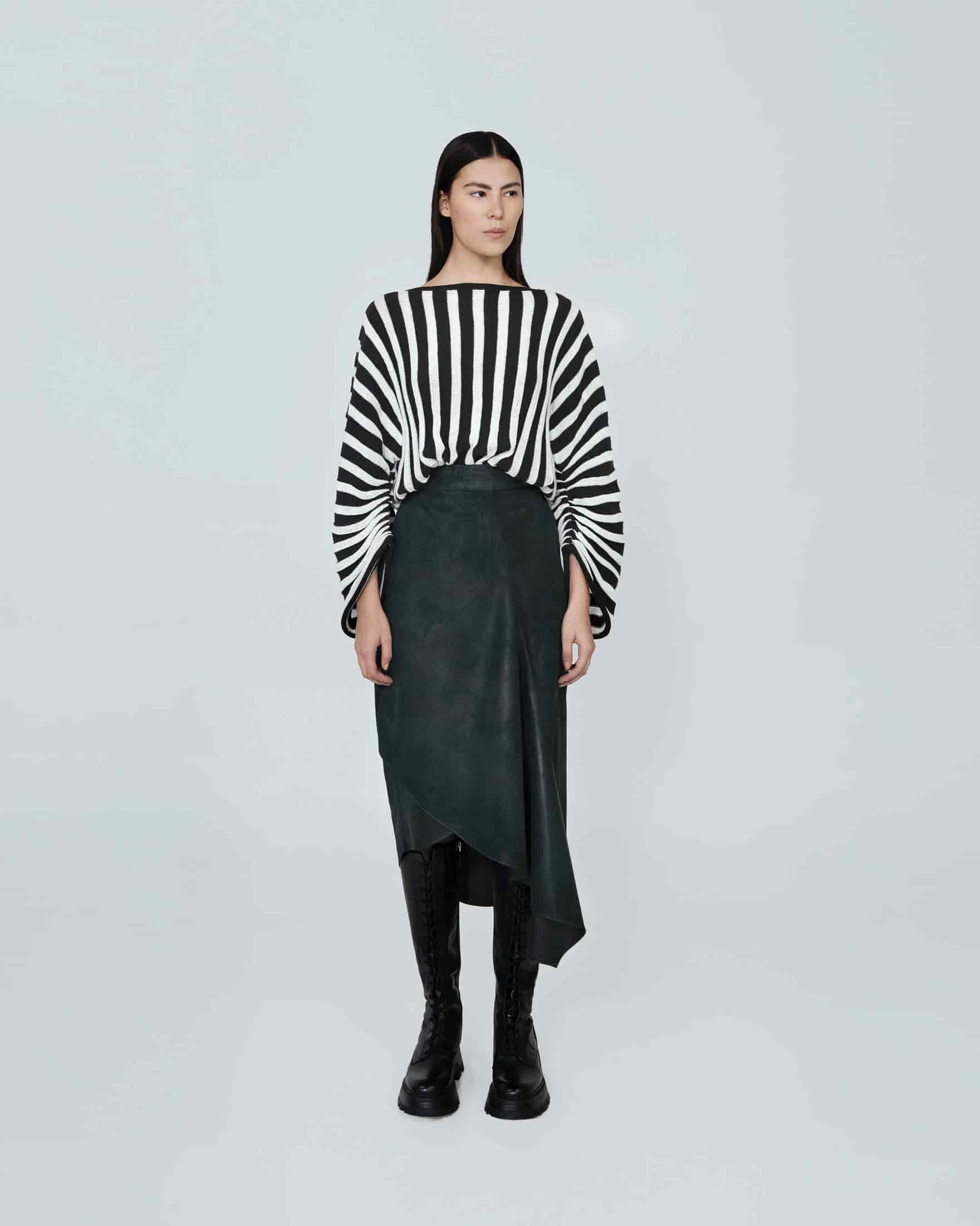 TWO TONE V NECK SWEATER - miniatura 2