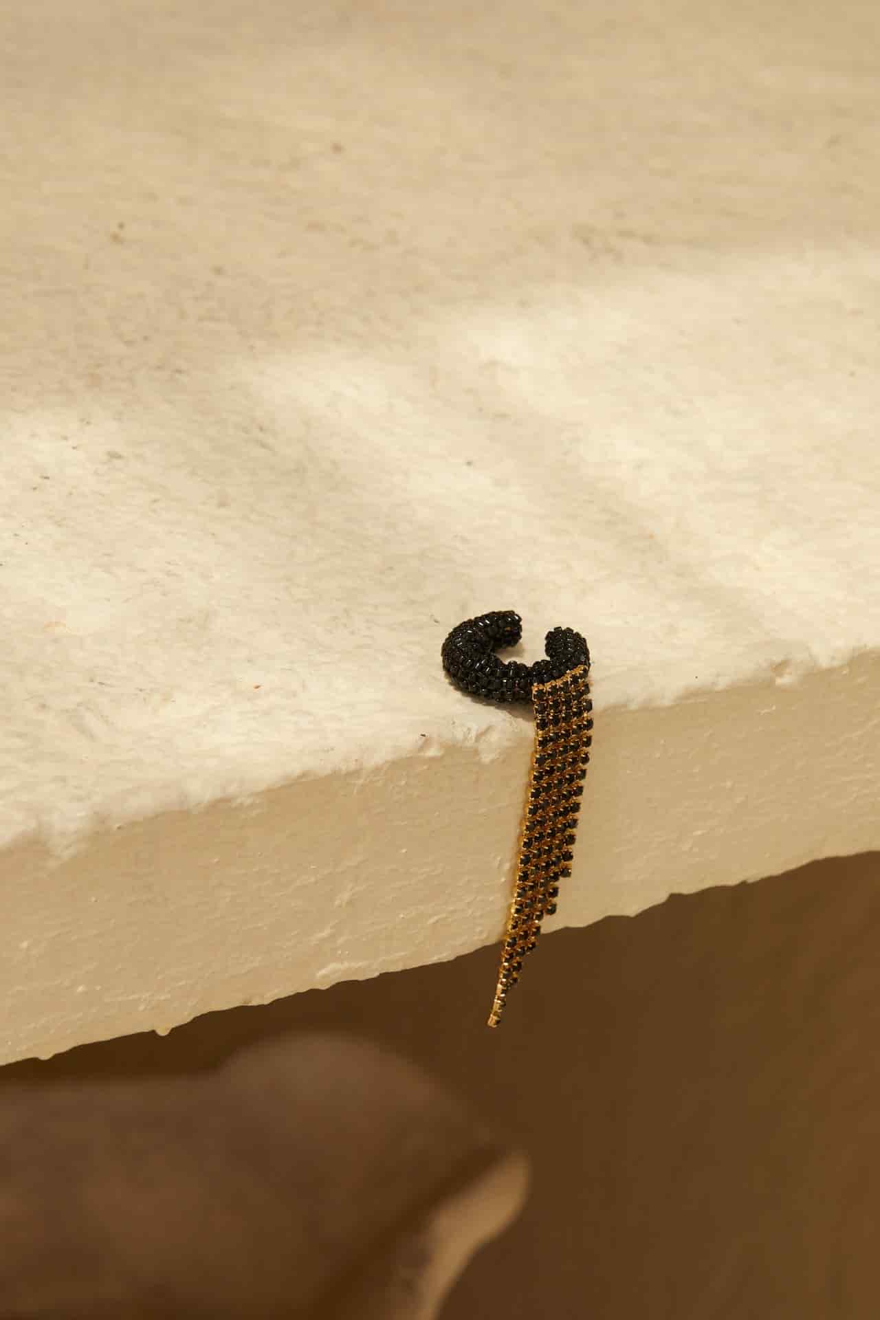 La Grace Black Earcuff - miniatura 1