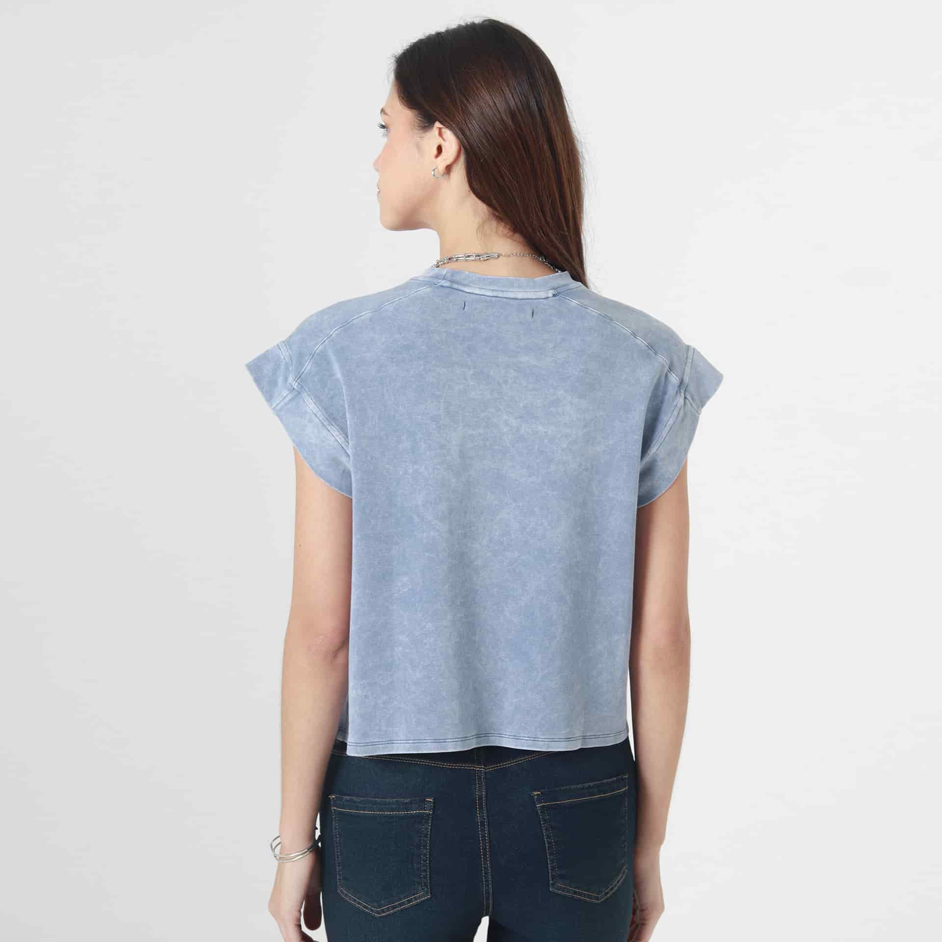 Camiseta Cuello Redondo Manga Sisa - miniatura 5