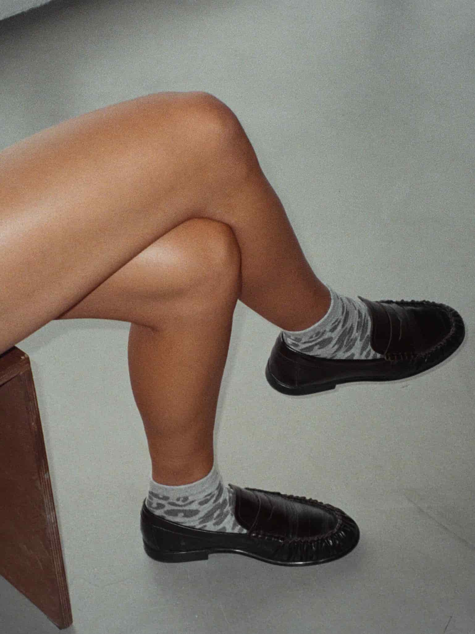 PRINT MIDI SOCKS PACK X2 - BLACK & GRAY - miniatura 4