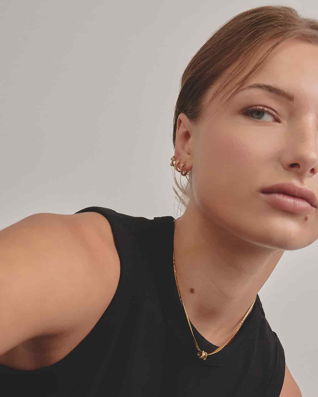 Collar Doble Cadena y Aros - miniatura 7