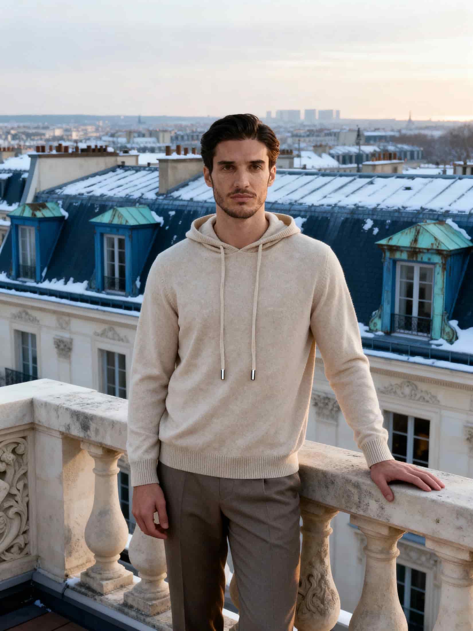 100% Cashmere Hoodie - miniatura 6