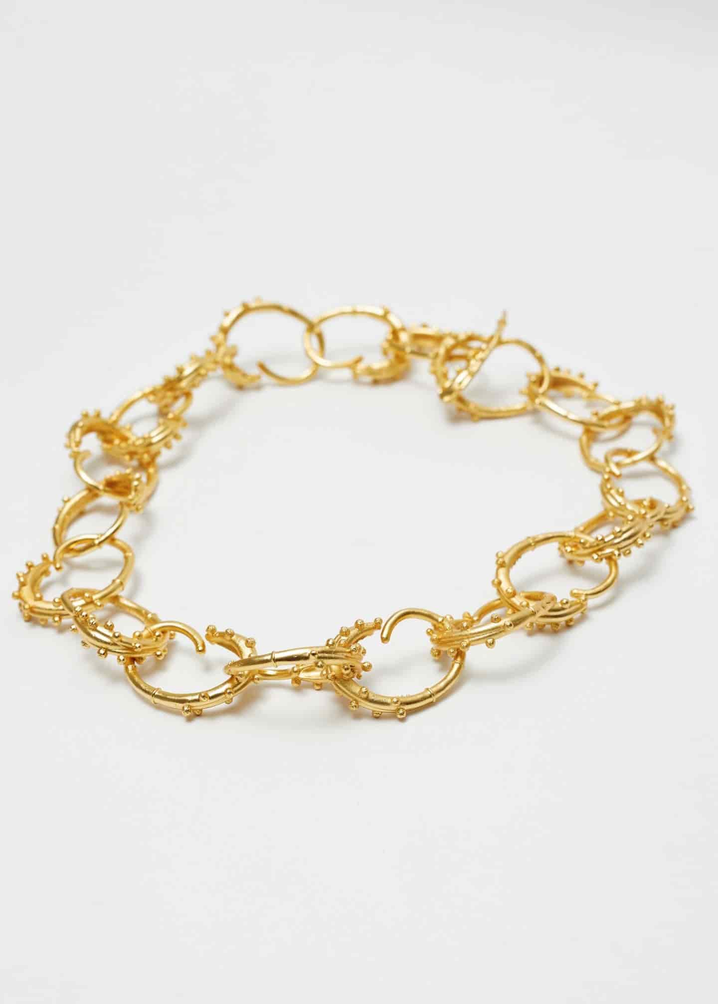 Choker Estambres Maxi Dorado - miniatura 3