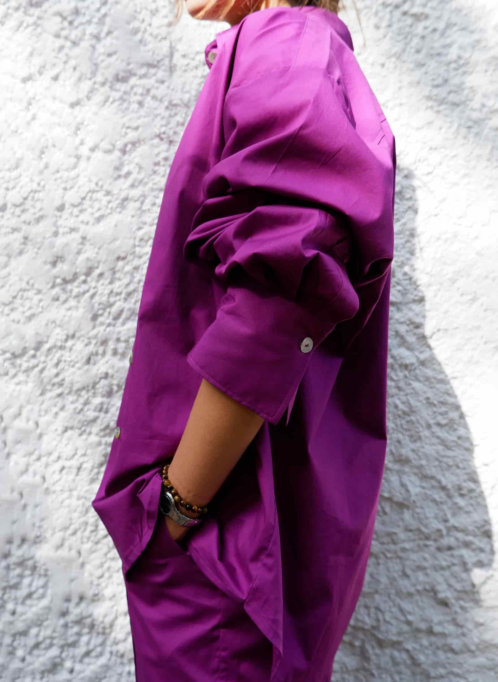 Camisa Plena de algodón - Lollipop purple - miniatura 3