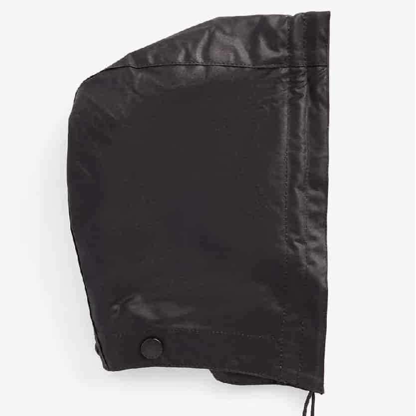 Waxed Cotton Plain Hood - miniatura 2