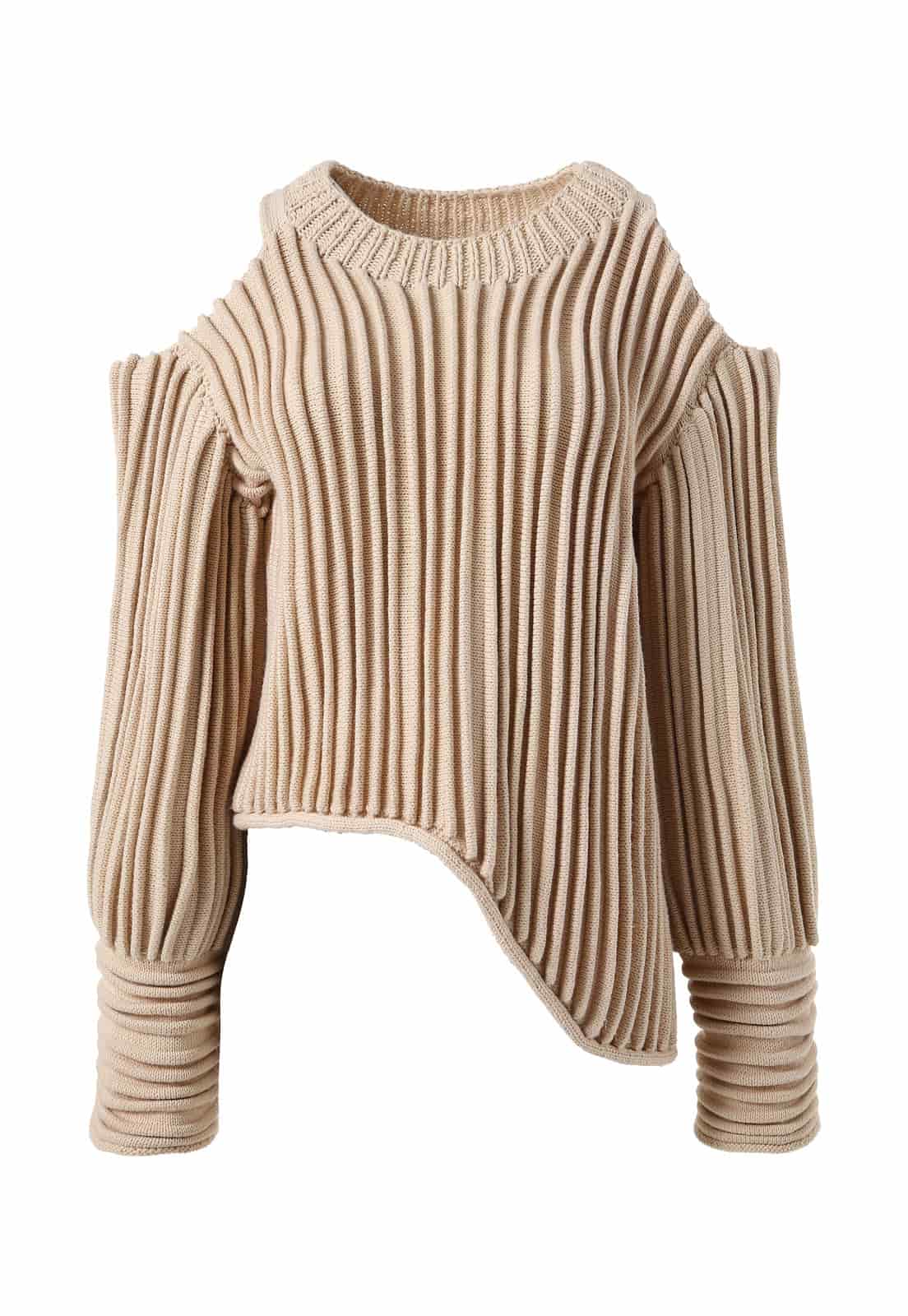 KNITTED ACCORDION  SWEATER - miniatura 1