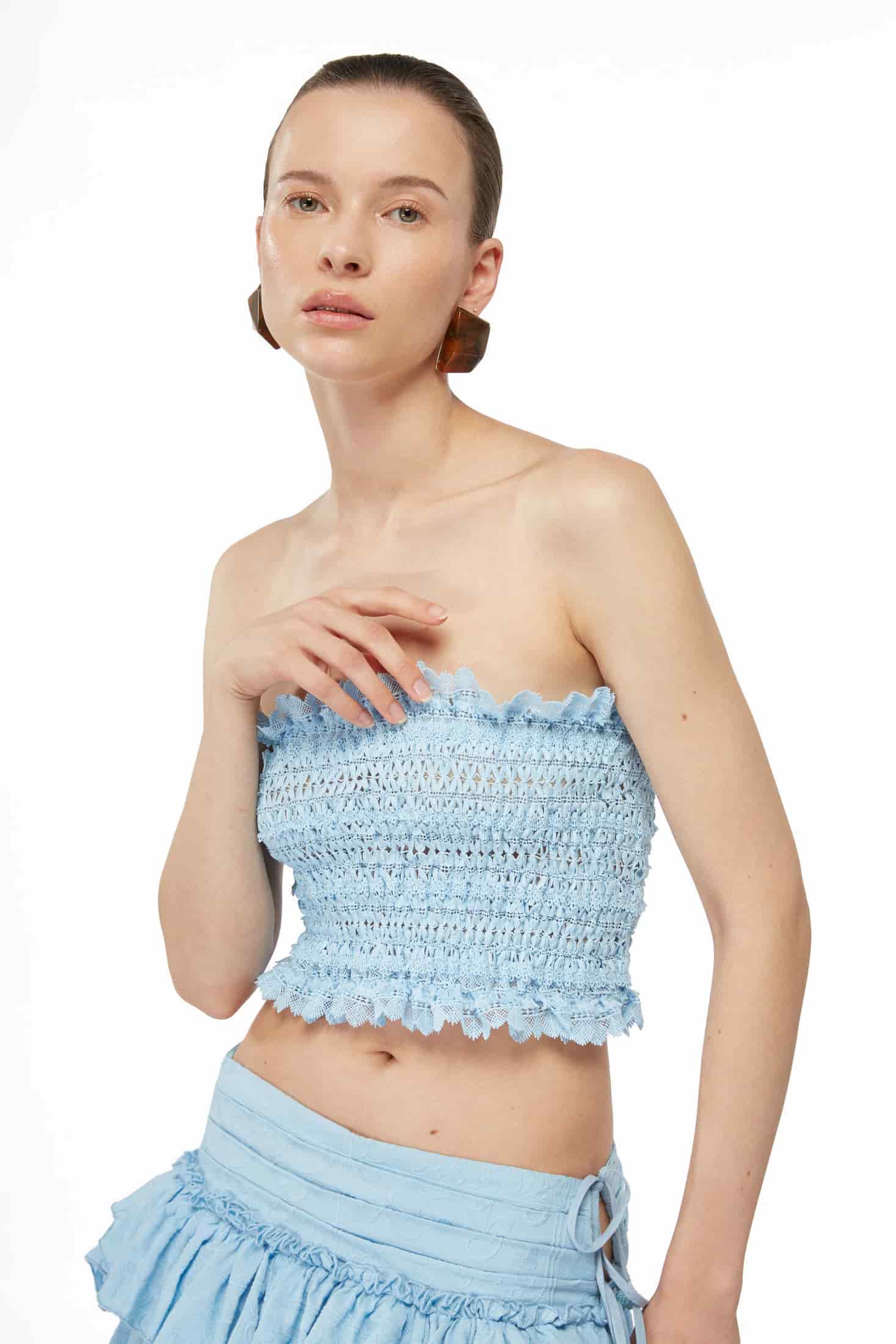 KIARA TOP BLUE - miniatura 1