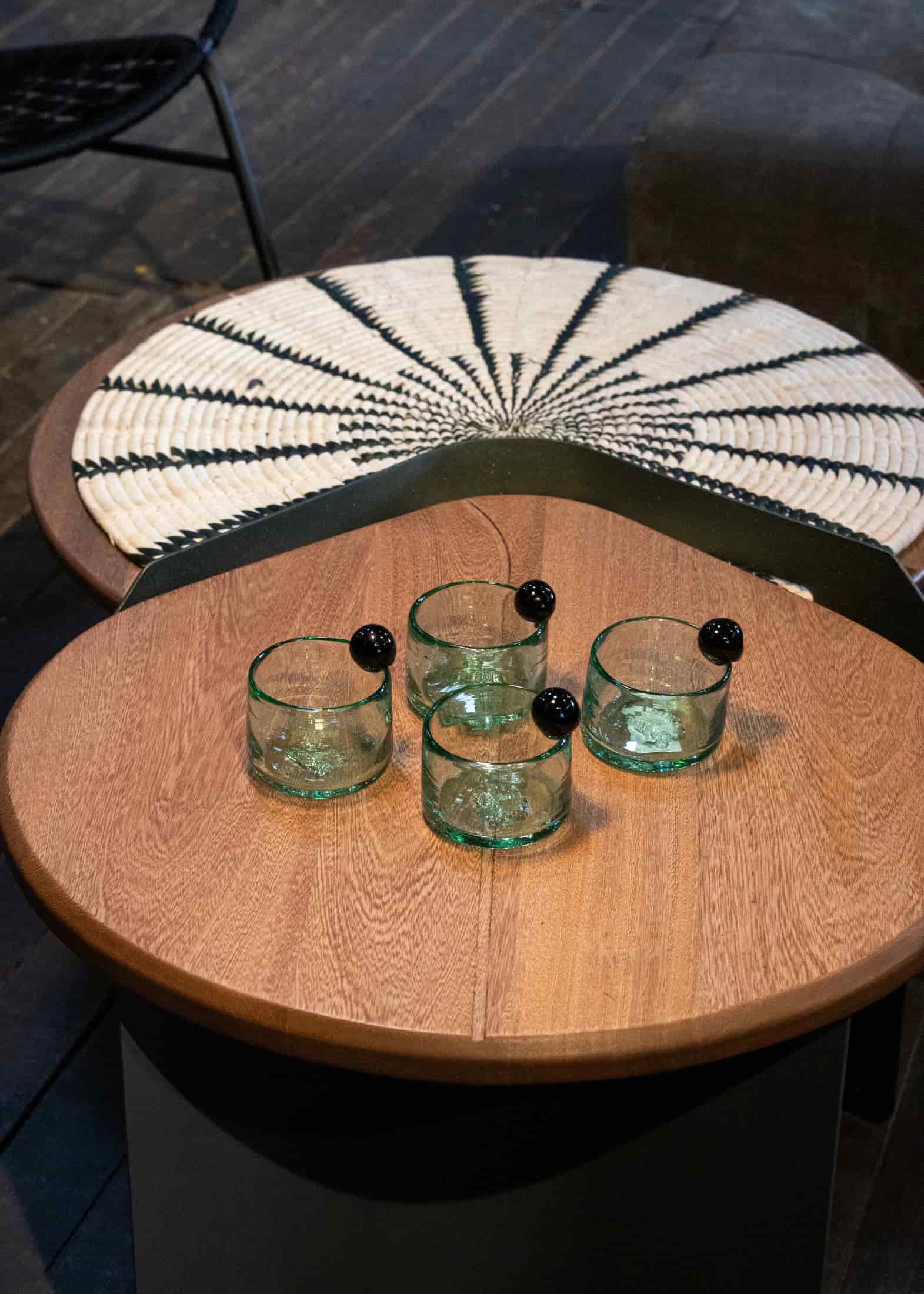 OLIVE GLASSES SET OF 4 - miniatura 4