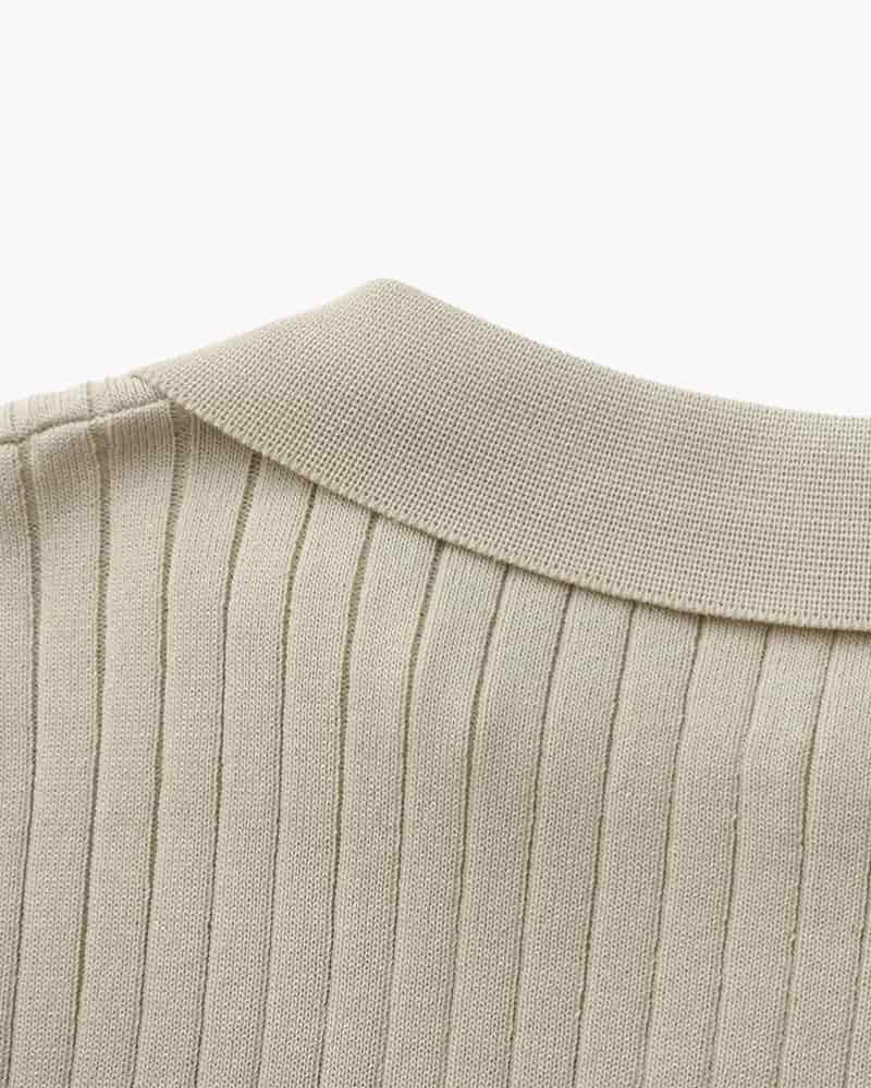 Premium Ribbed Polo - miniatura 7