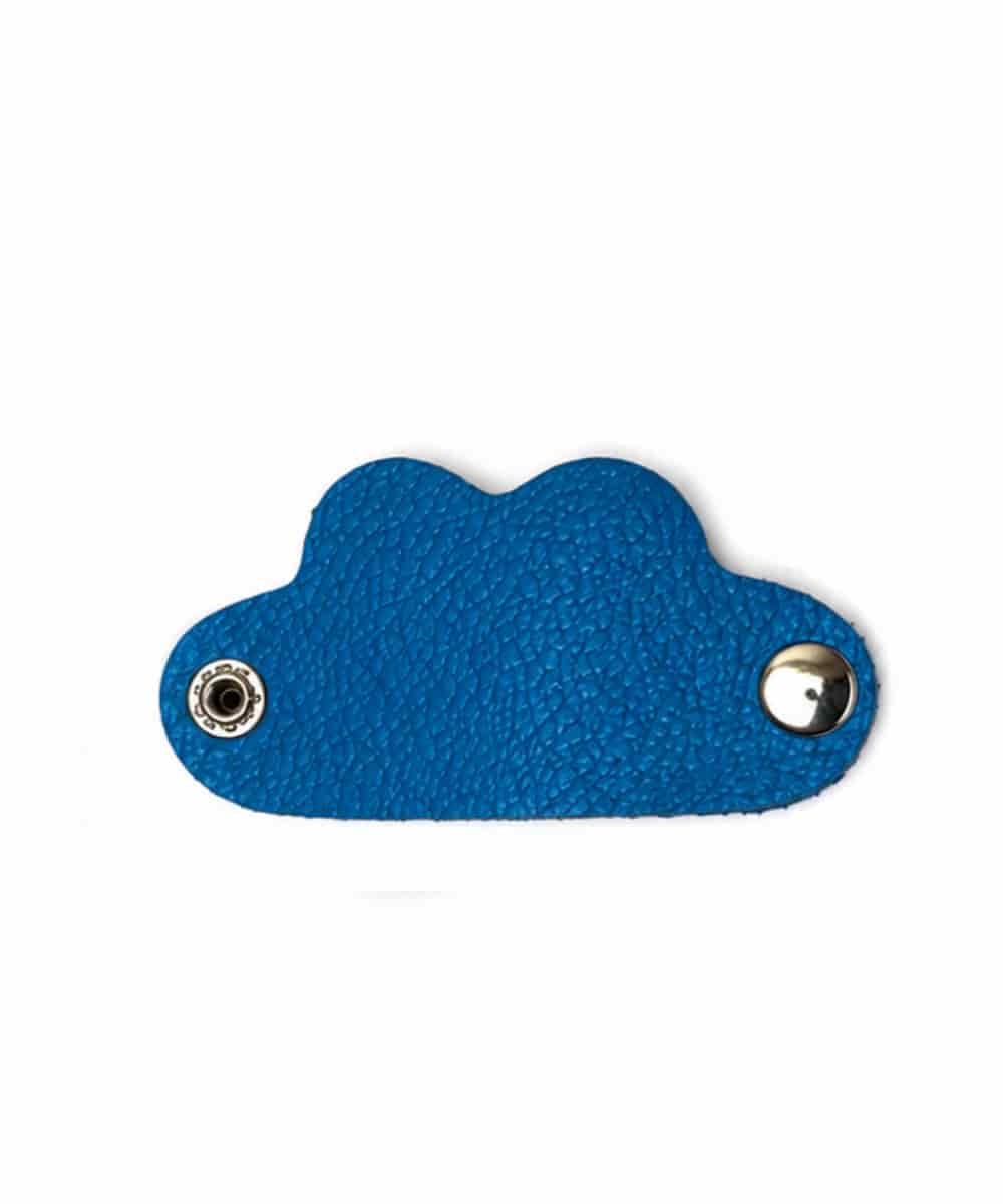 Organizador de Cables Azul Neon en Cuero – Oh My Love - miniatura 2