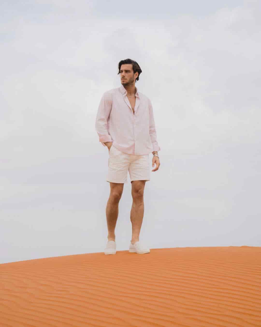 Camisa Antimanchas Popelina Baby Pink - Talla Regular - miniatura 5