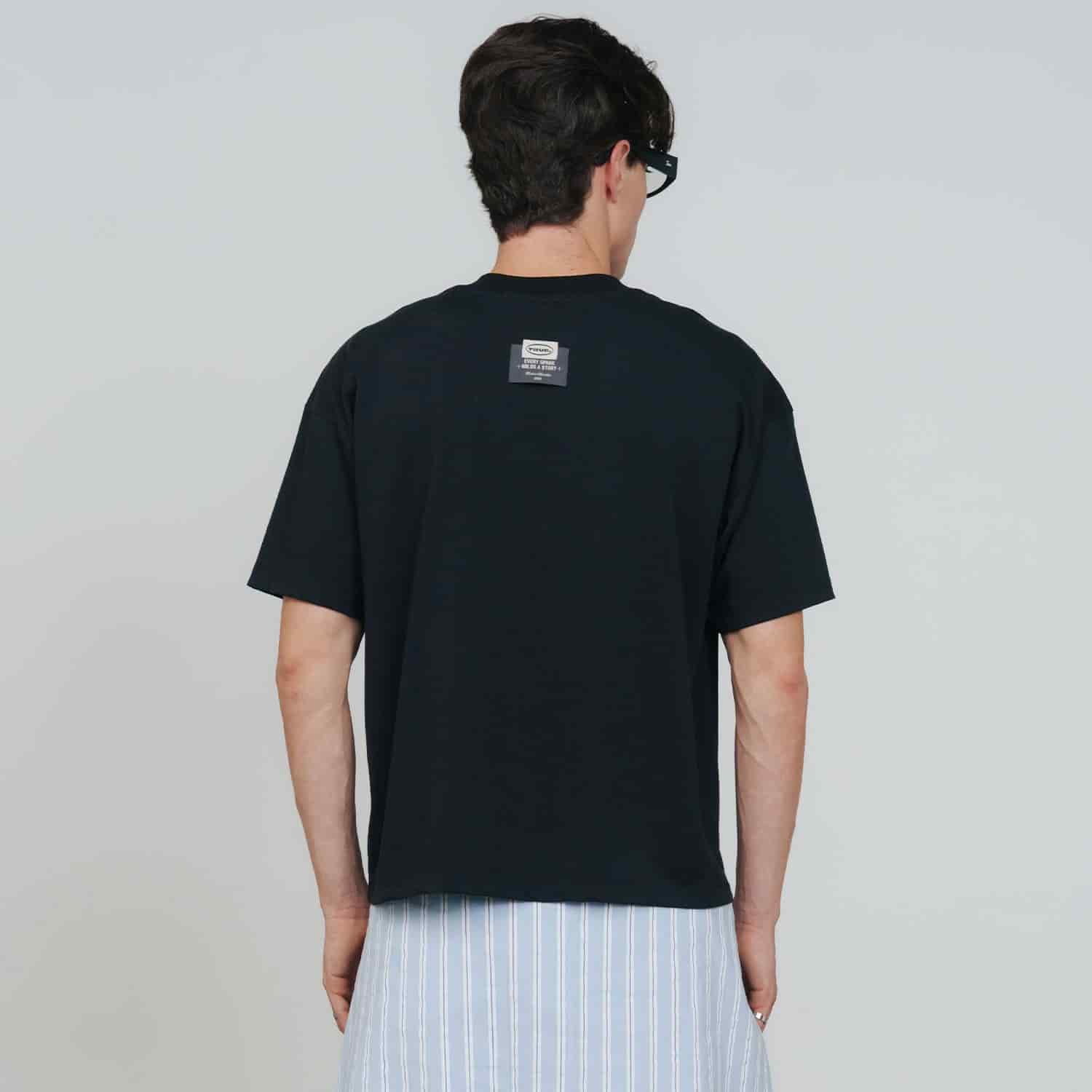 F*ck Nudes Boxy T-Shirt - Black - miniatura 3