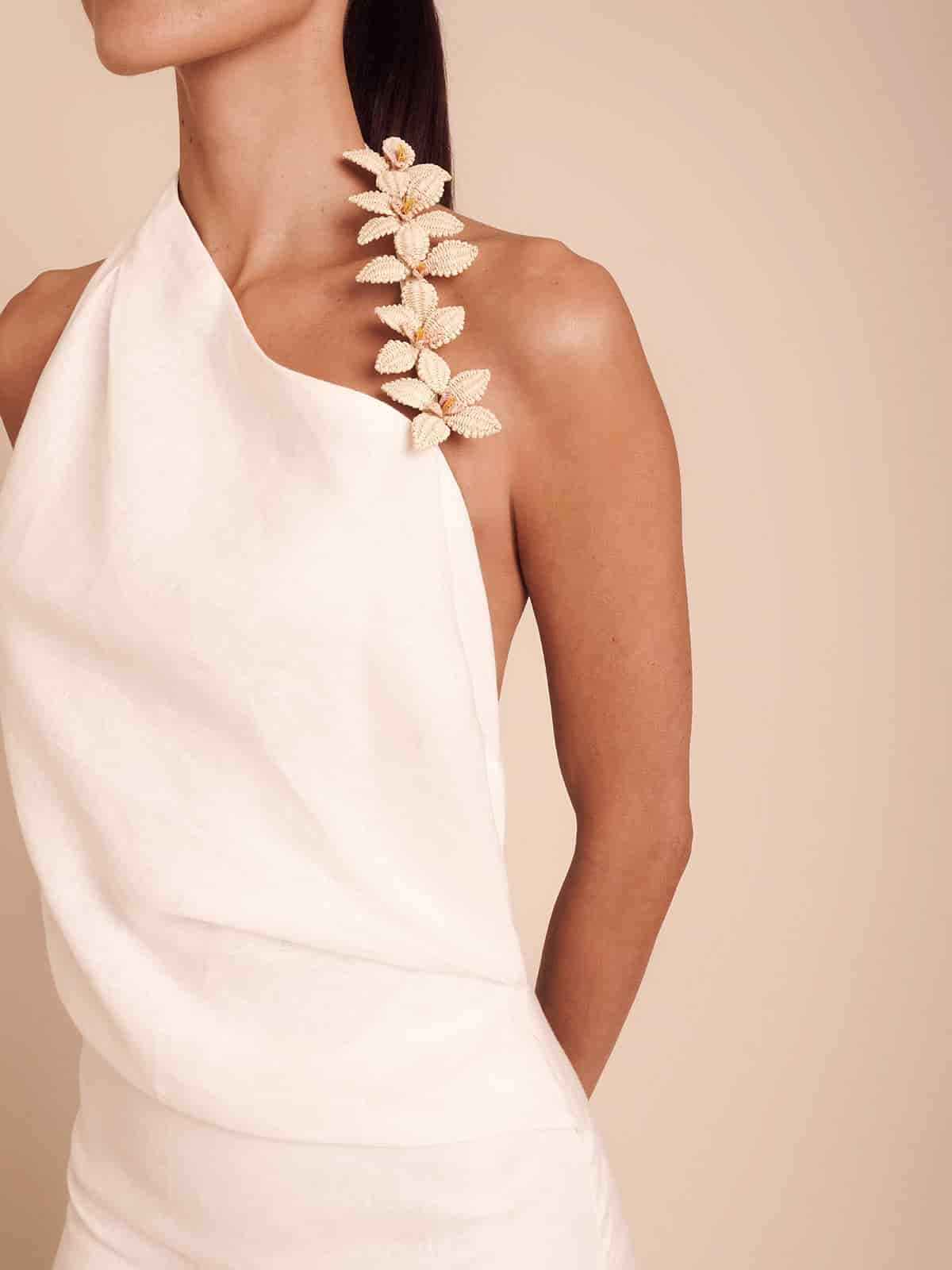 PIA DRESS IVORY - miniatura 3