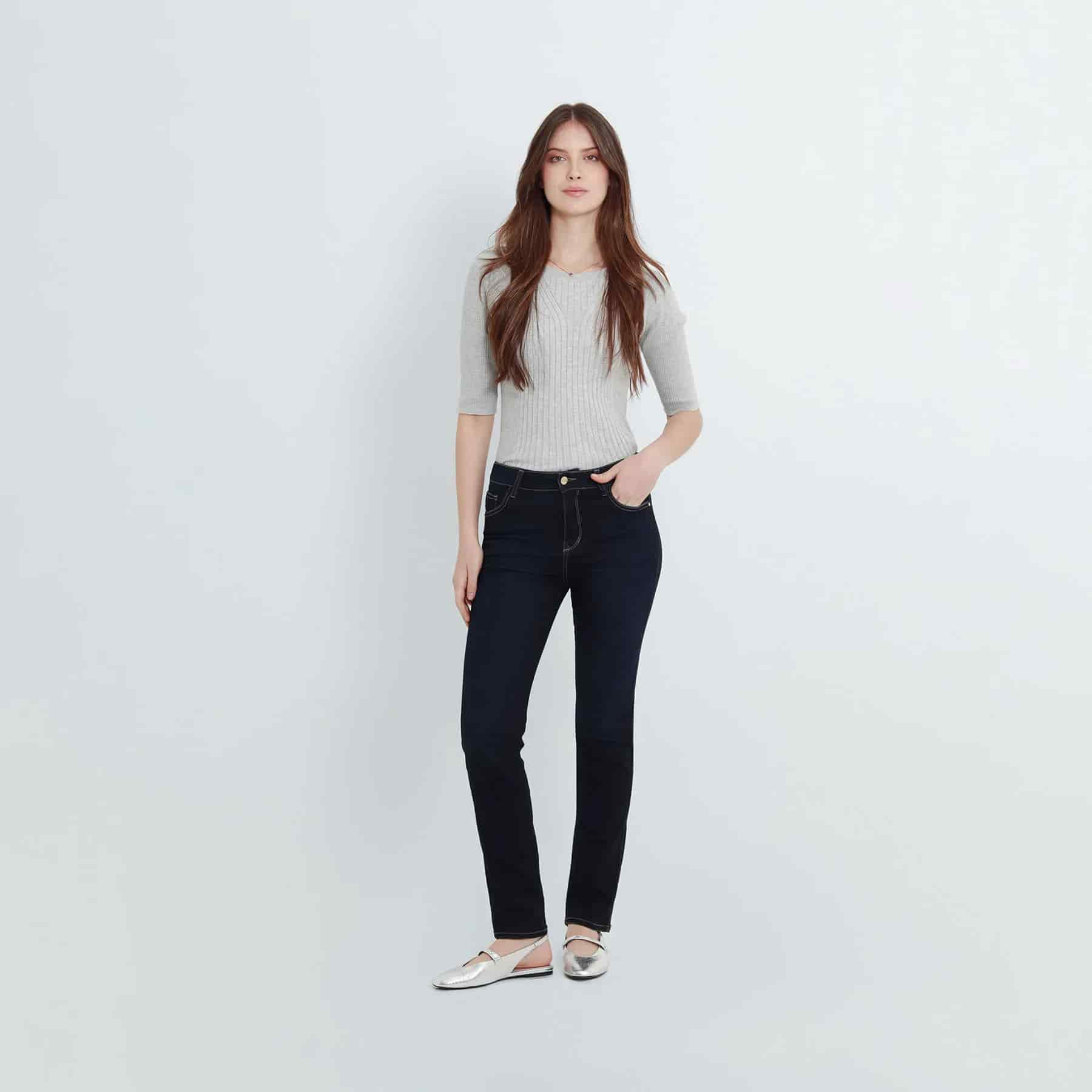 Jean Diva Tiro Alto Bota Skinny - miniatura 3