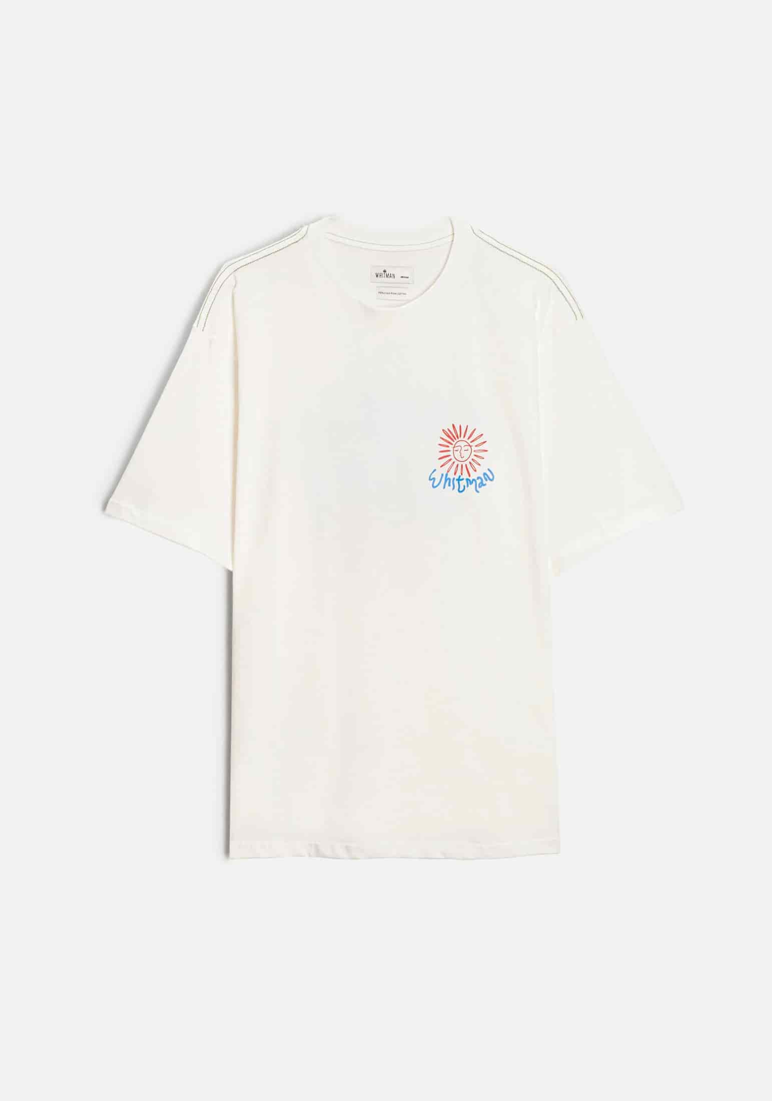 Camiseta H Chasing The Sun Marfil - miniatura 2