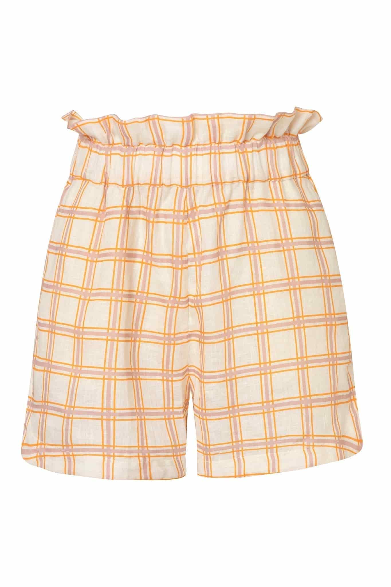 San Antonio Linen Short / Cream and Butter Scotch - miniatura 1